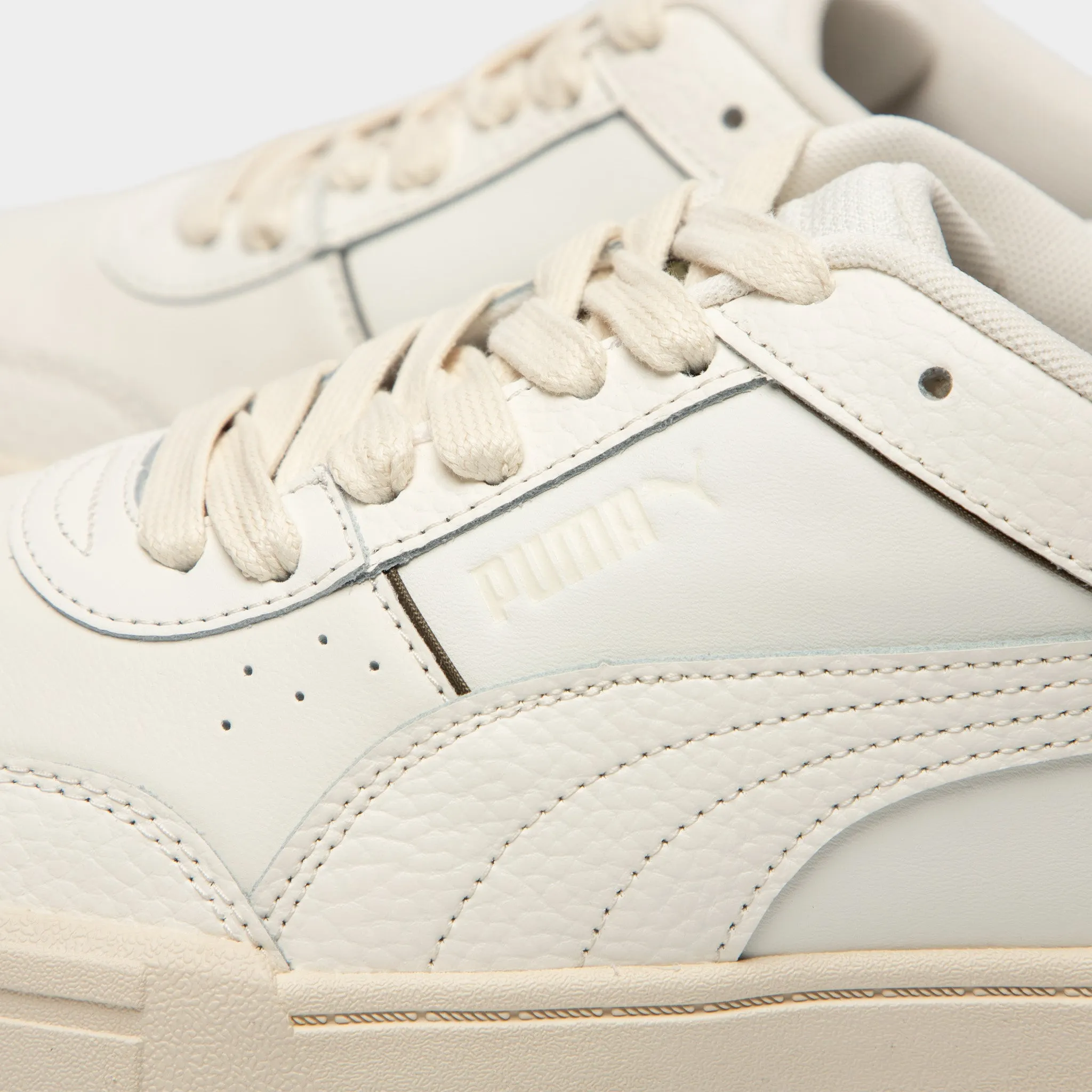 PUMA CA Pro Sport Warm White / Alpine Snow - Dark Olive synthetic leather