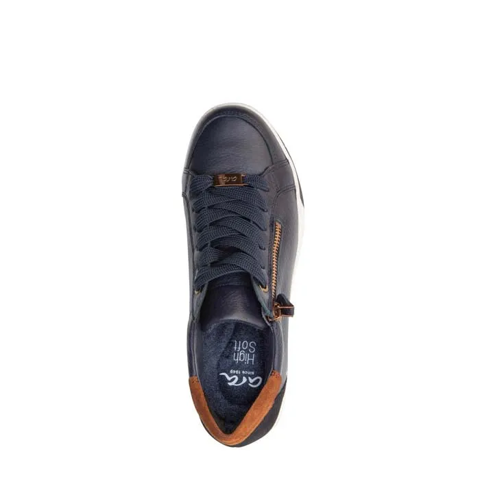 Womens Ara Rei in Navy/Brown Office Friendly Trendy Daily