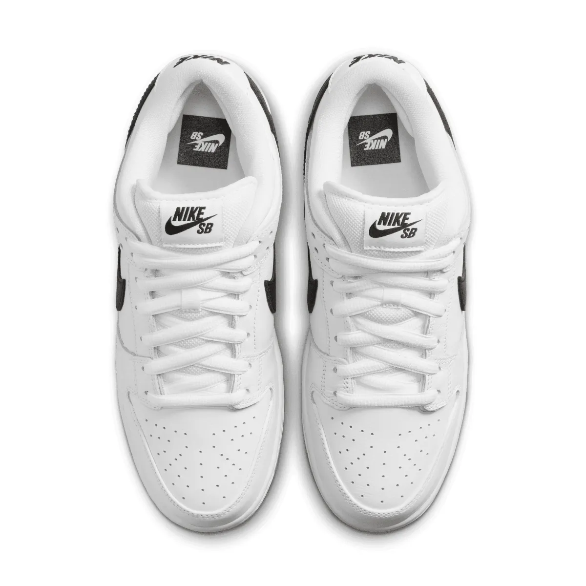 SB Dunk Low Pro 'White Black Gum' High Quality Balance Fit