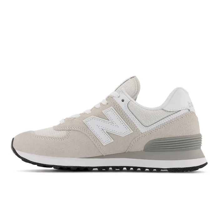 Mood Lift TPU sole Womens New Balance 574 in Nimbus Cloud/White