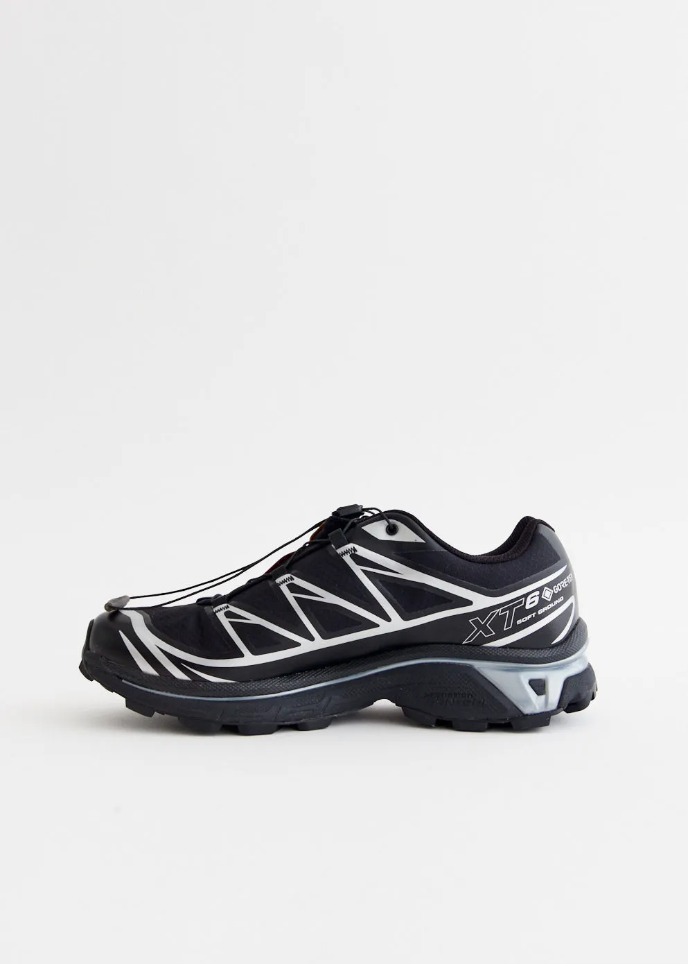 fade - resistant XT-6 Gore-Tex 'Black Silver' Sneakers