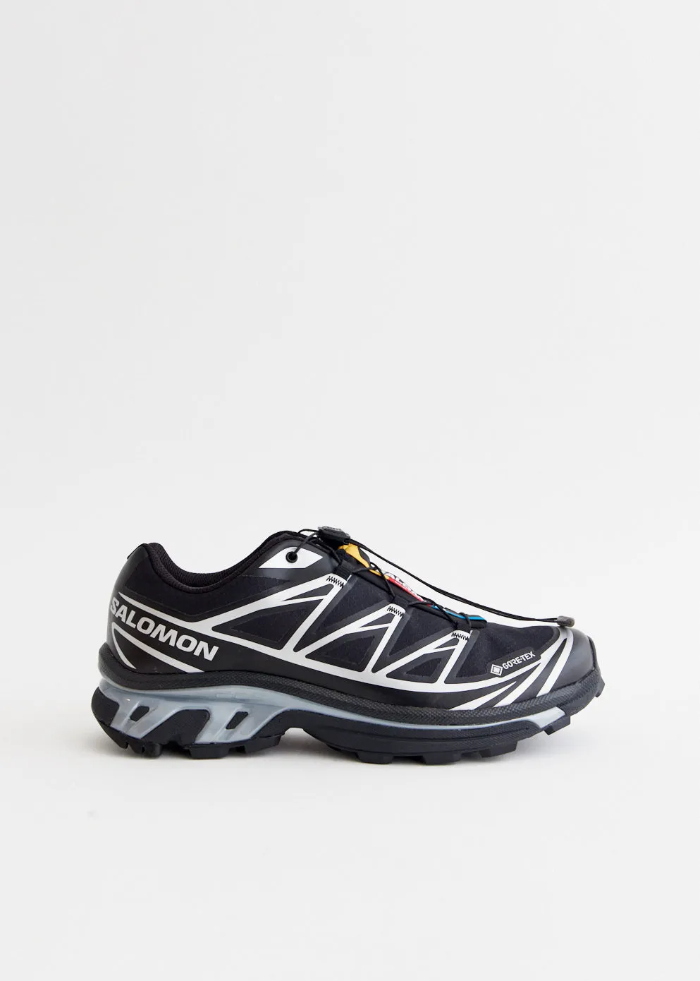 XT-6 Gore-Tex 'Black Silver' Sneakers Dressy perforations