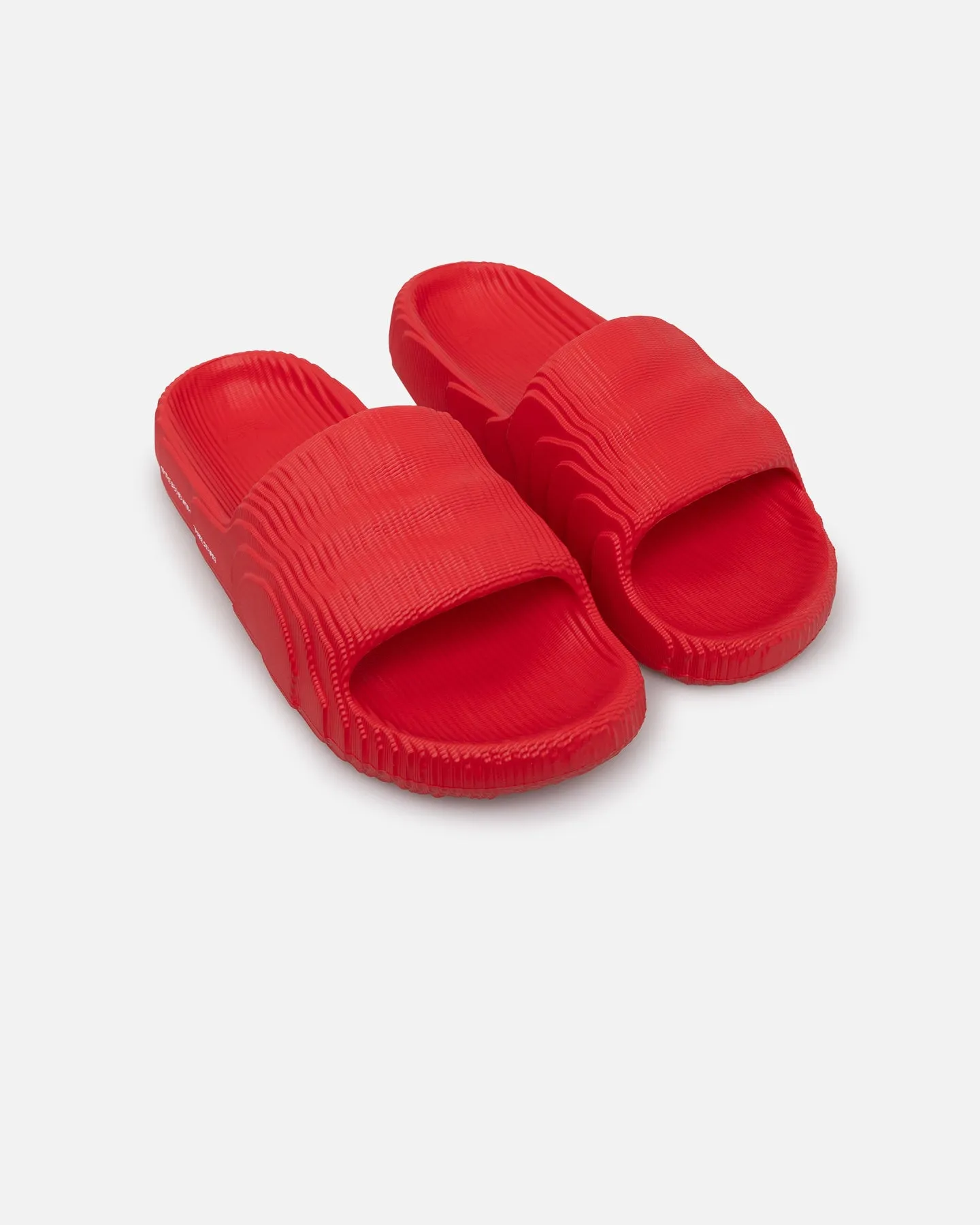 Play Hard Adidas Adilette 22 Scarlet