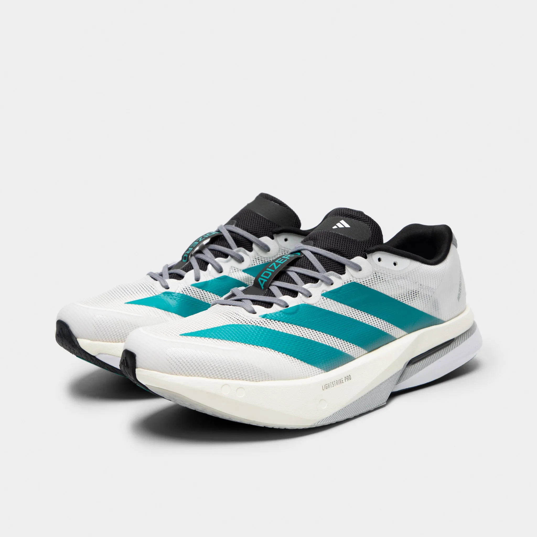 Stylish Look adidas Adizero Boston 13 White / Pure Tea - Grey