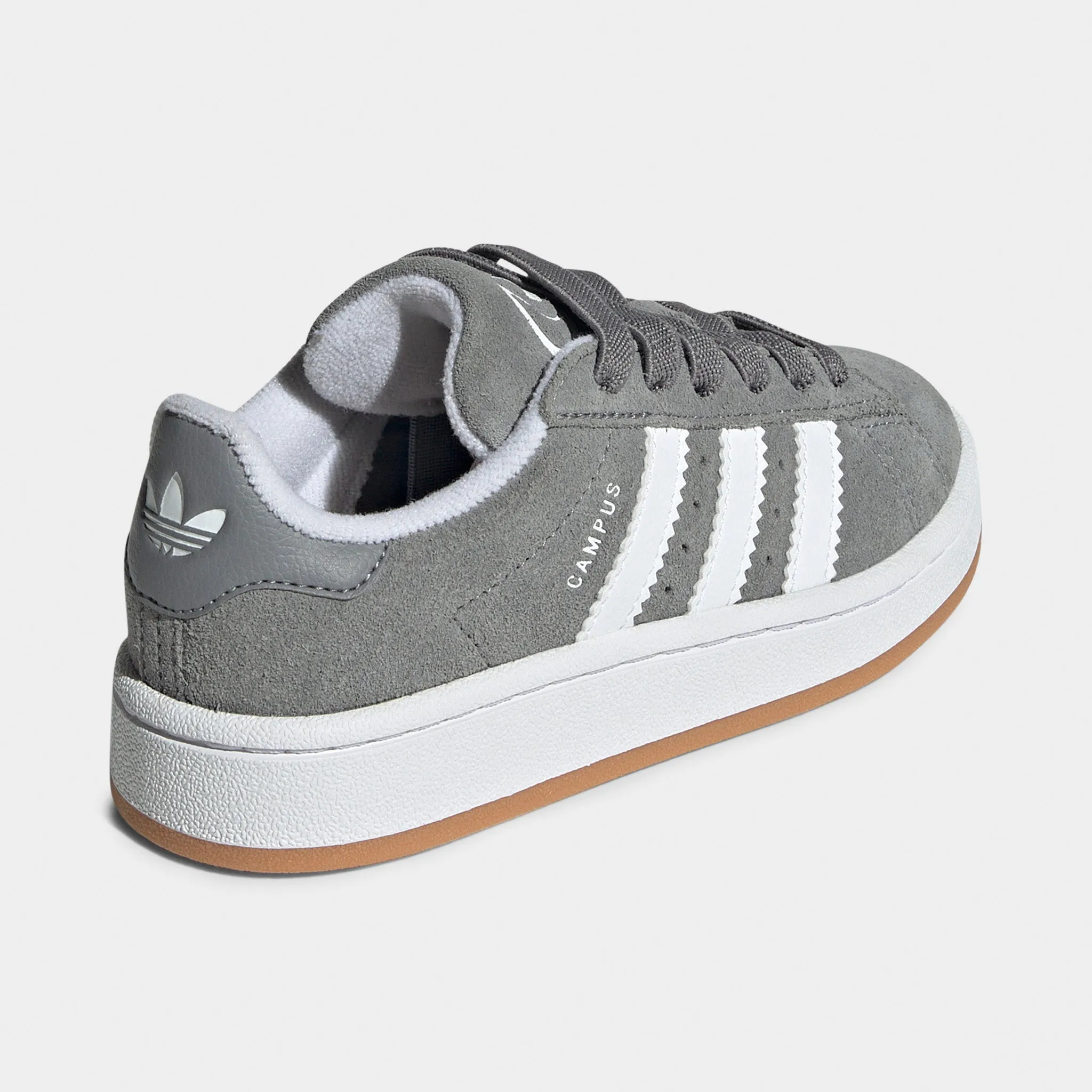 adidas Children's Campus 00s Grey Three / White - Gum Port Hike Classic