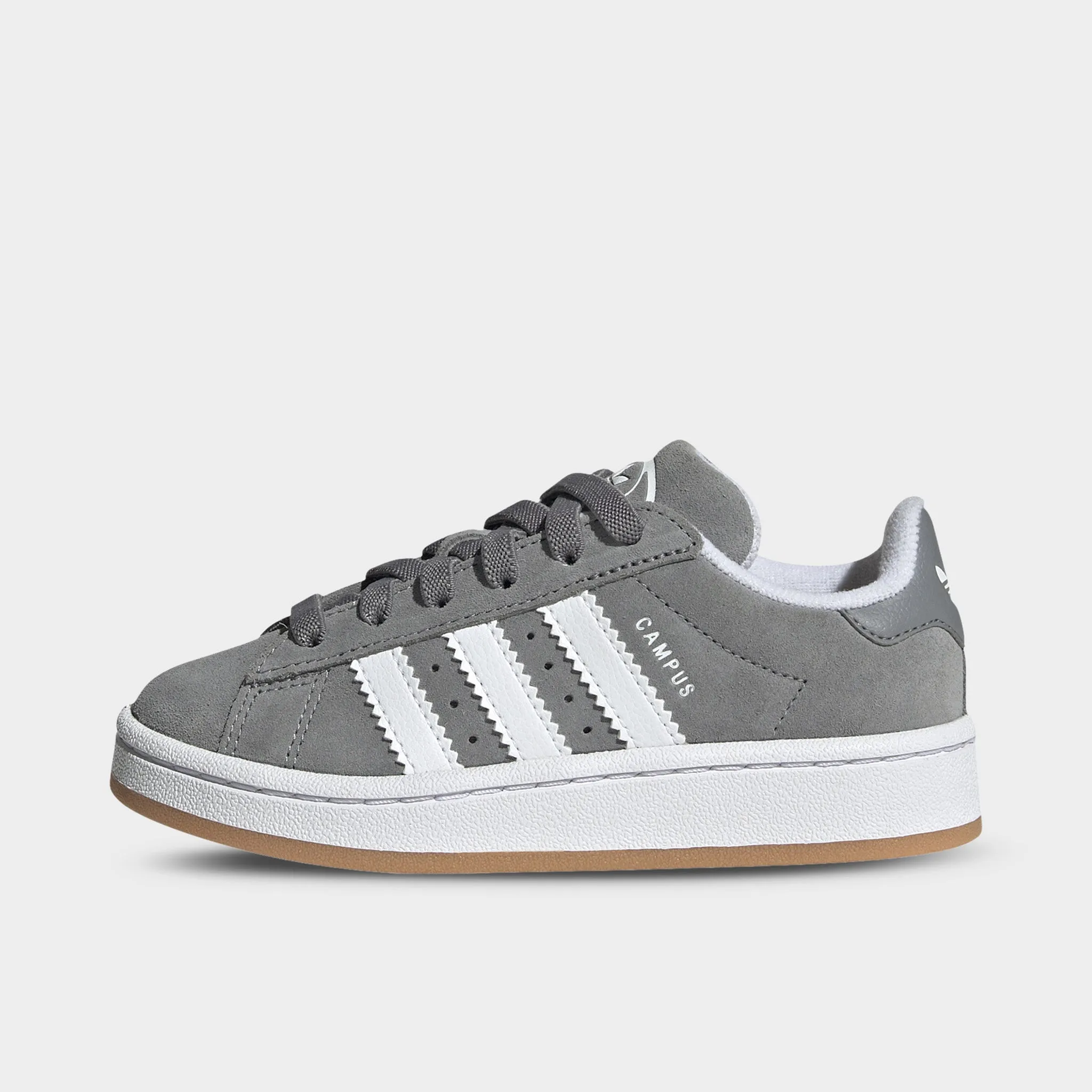 adidas Children's Campus 00s Grey Three / White - Gum Dinner Step Park Hike