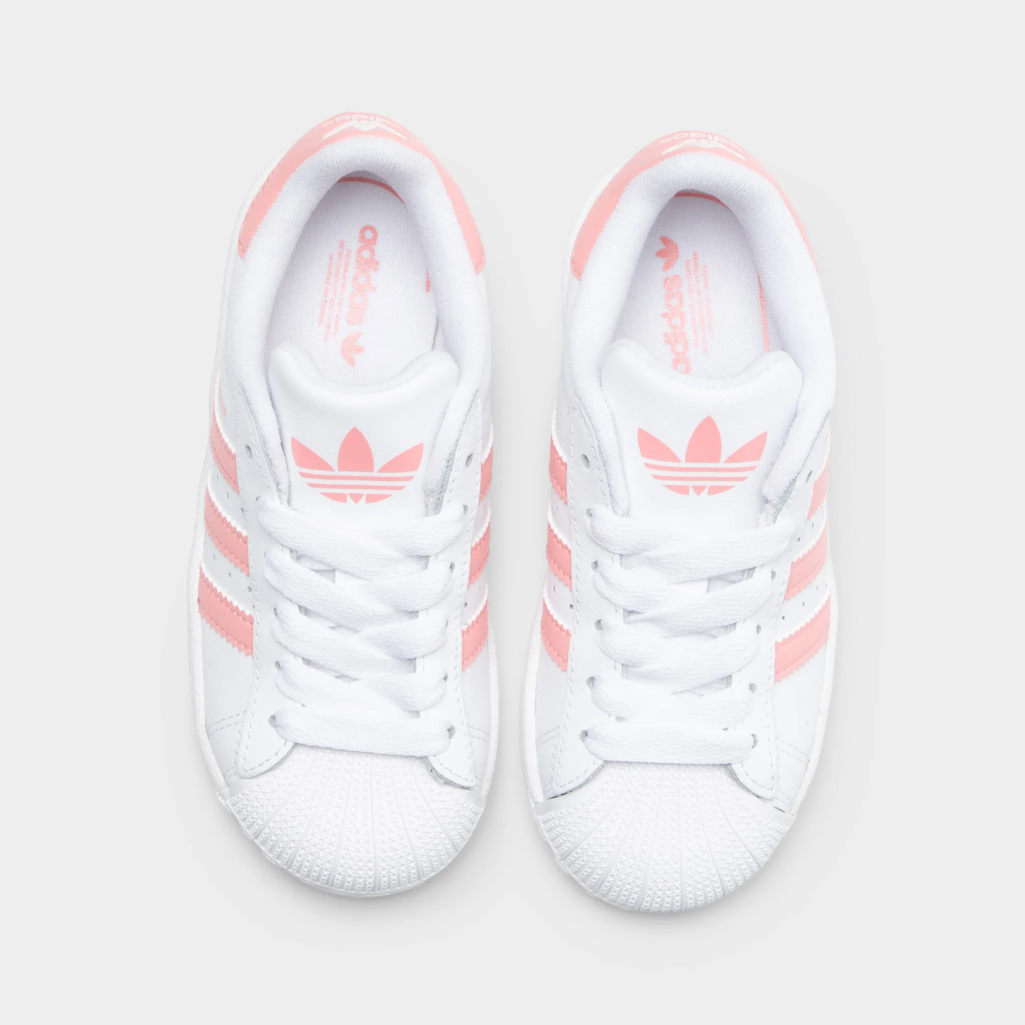 adidas Children's Superstar II White / Semi Pink Spark Shine Bright Cosmic Glow