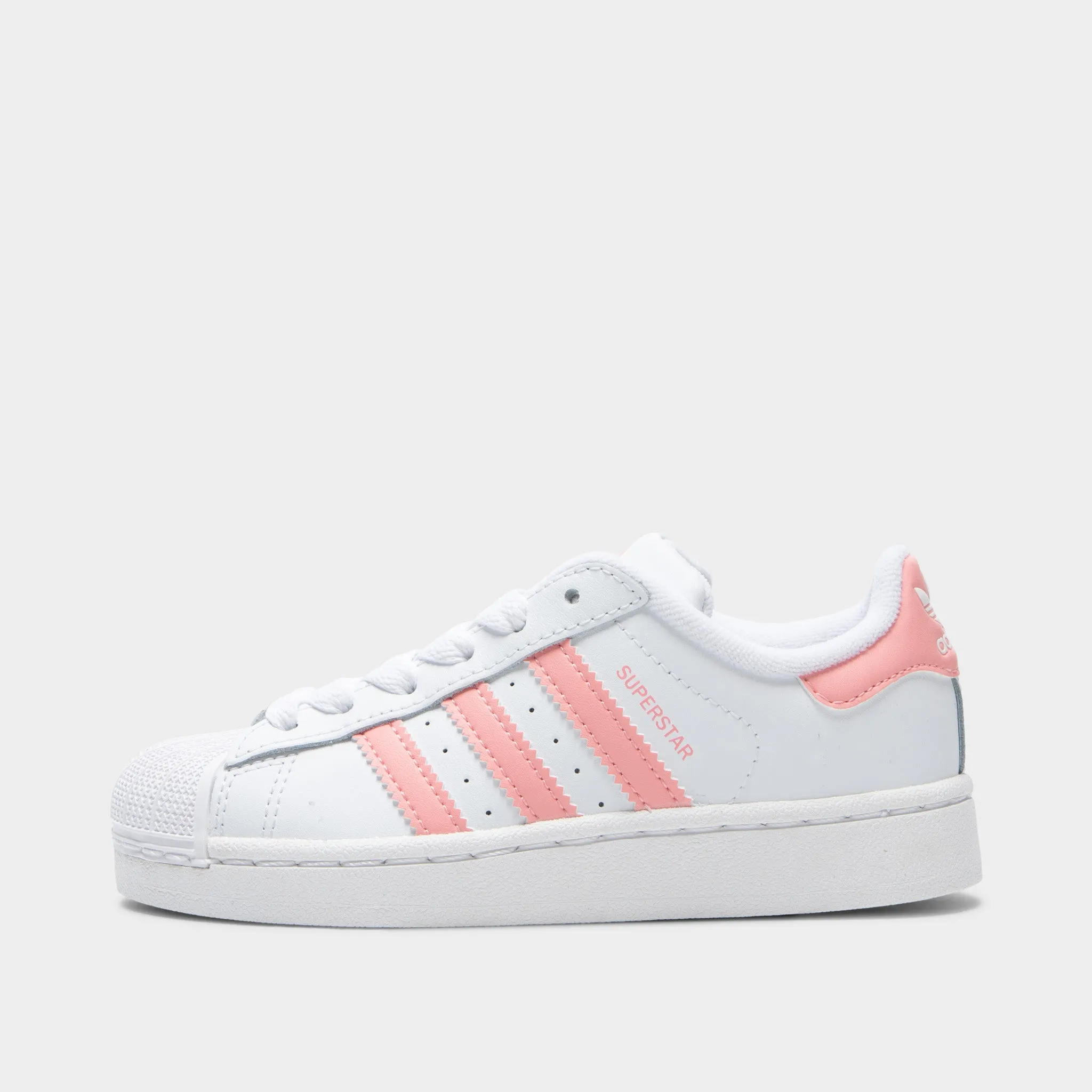 adidas Children's Superstar II White / Semi Pink Spark Anytime Go Wind Block