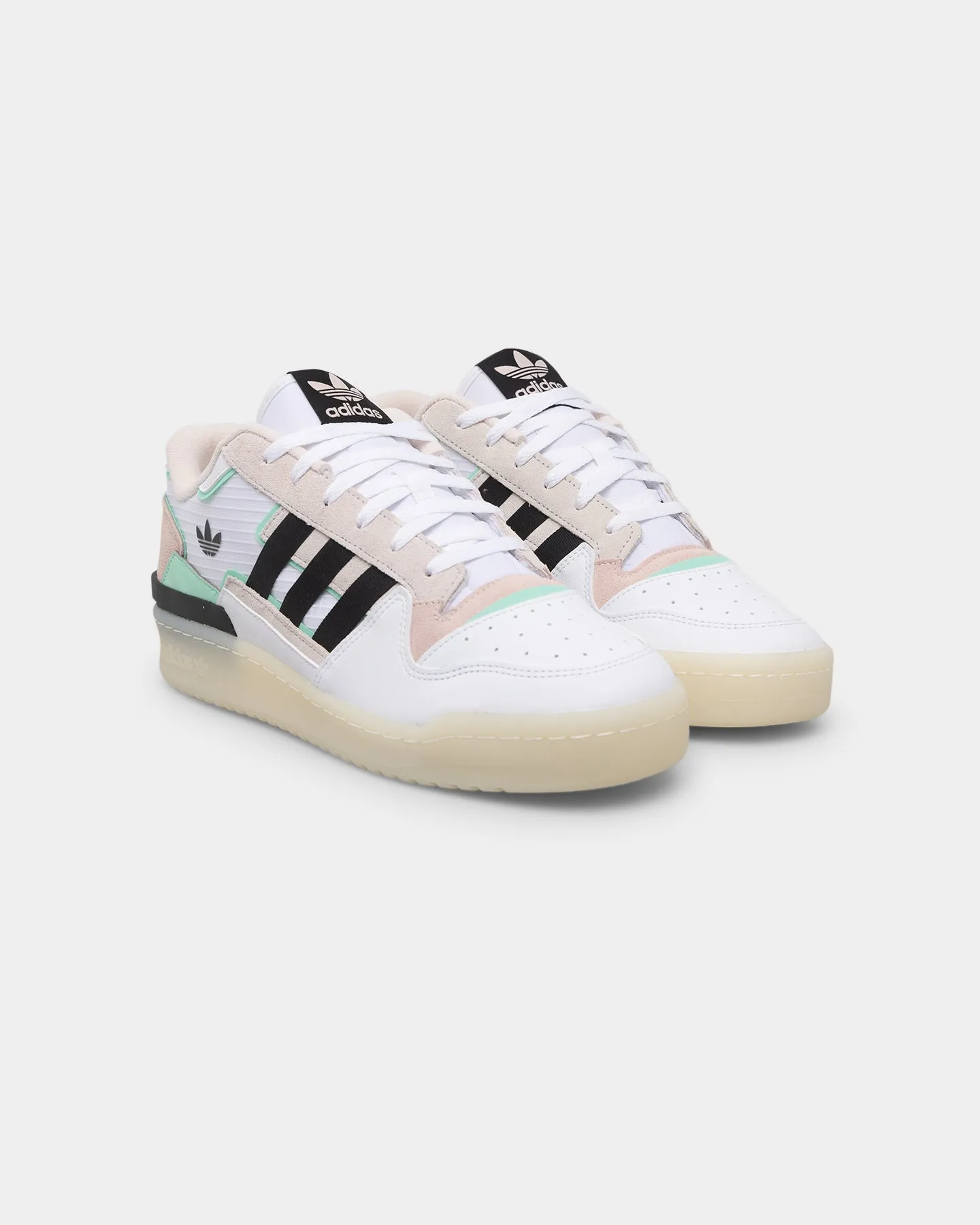 Zip Fast Adidas Forum Exhibit Low 2 Footwear White/Core Black