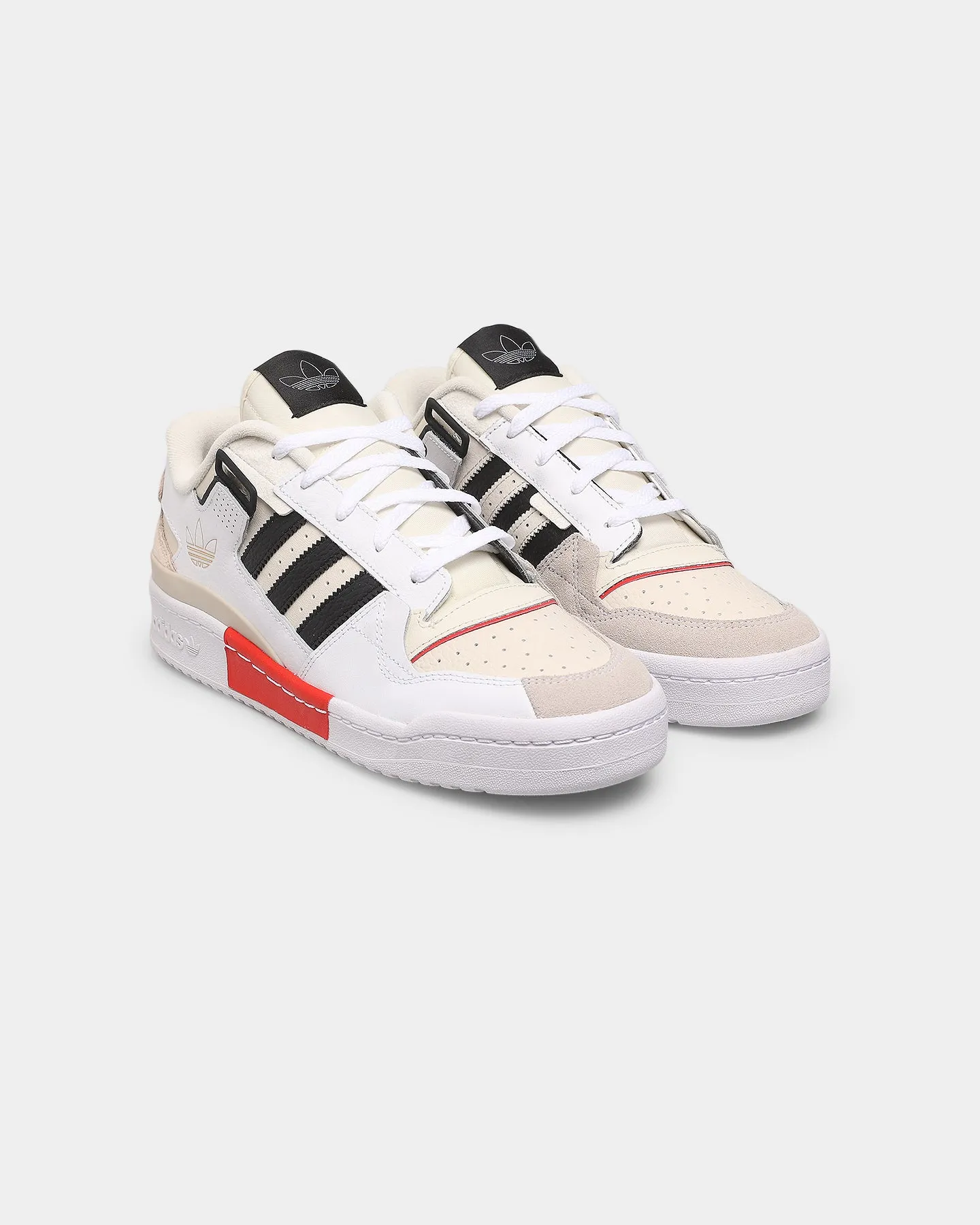 Adidas Forum Exhibit Low White/Black/Red Virtual Step Peak Mode