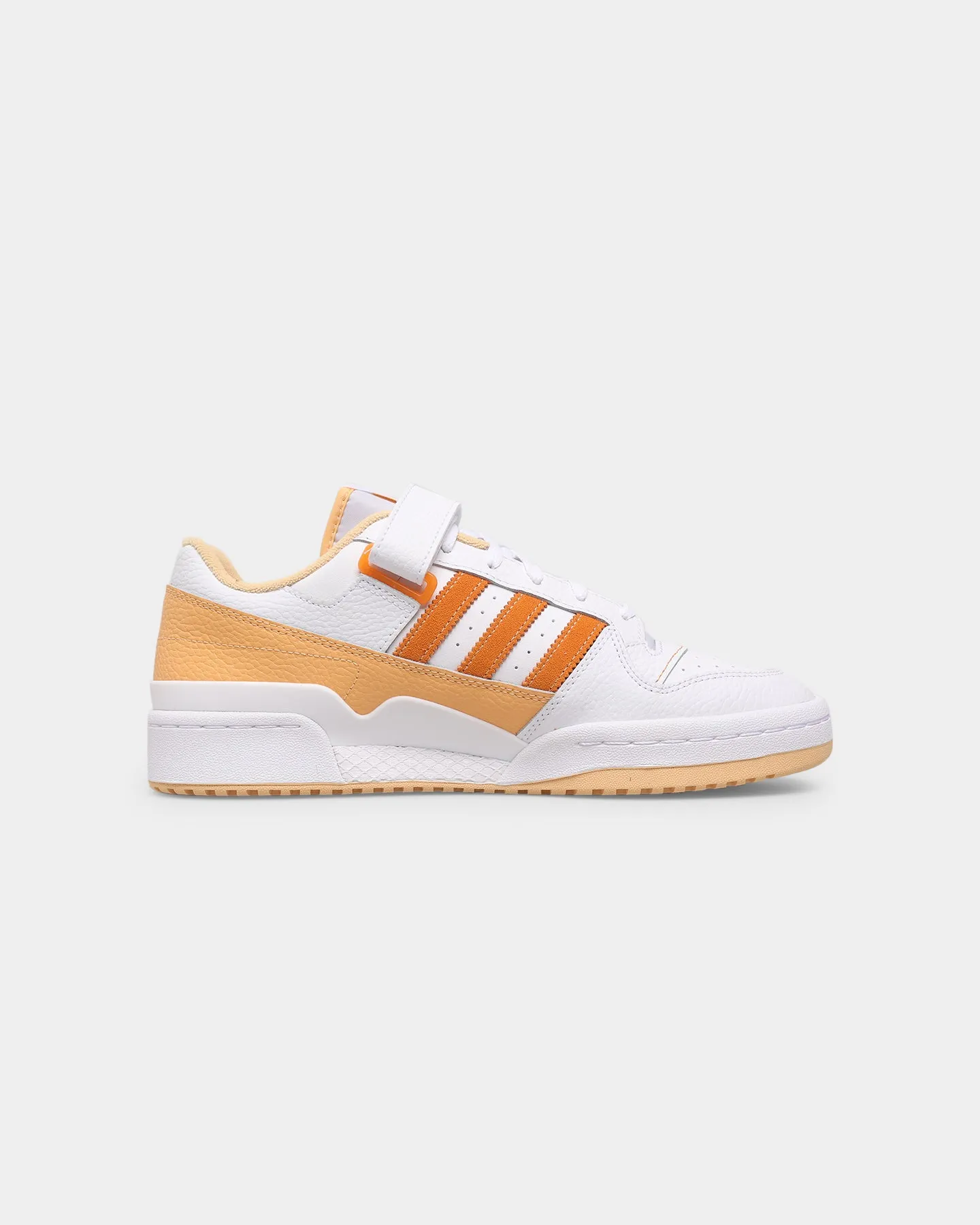 Padded Tongue Adidas Forum Low Cloud White/Pulse Amber/Orange Rush