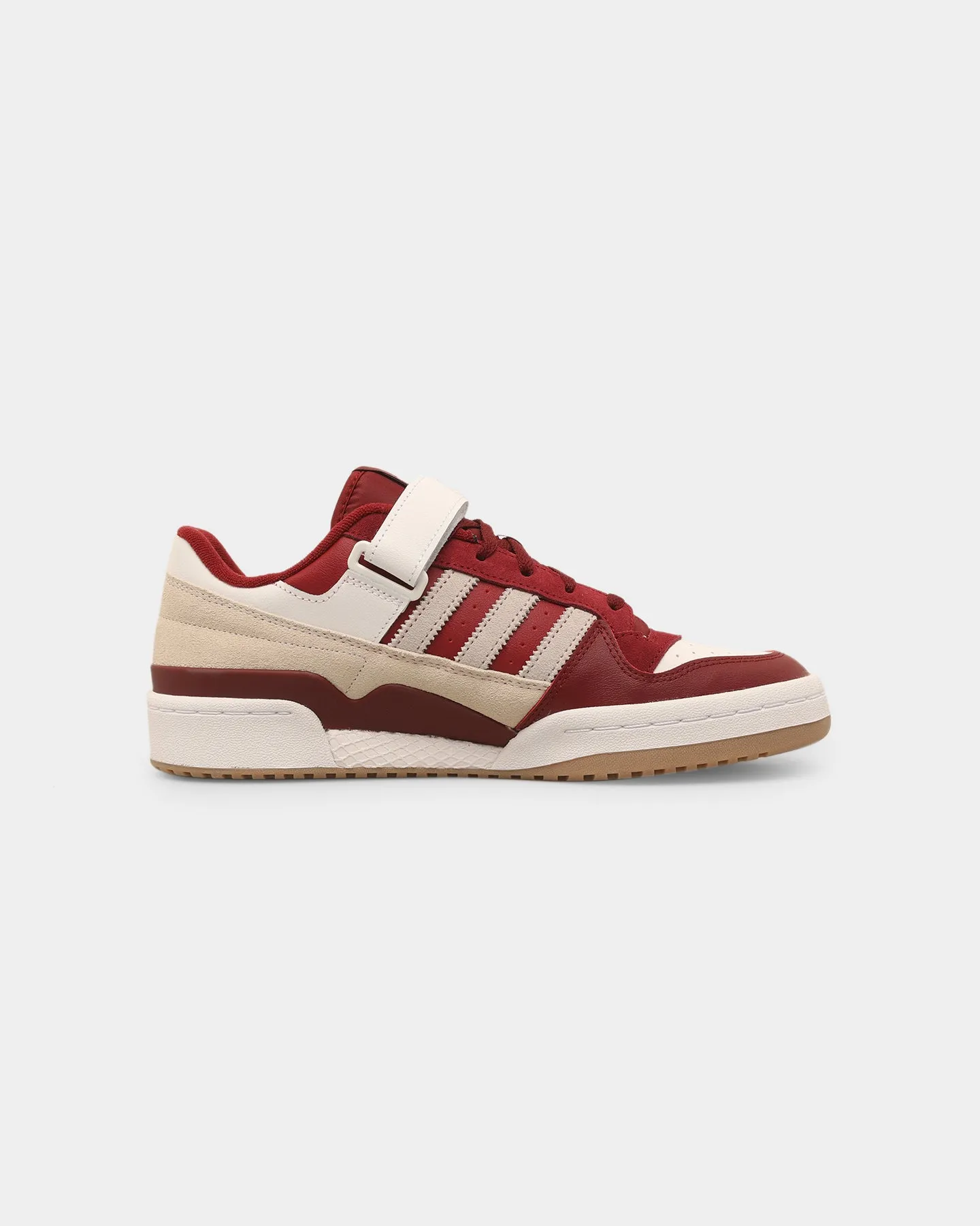 Adidas Forum Low Collegiate Burgundy Earth Tone