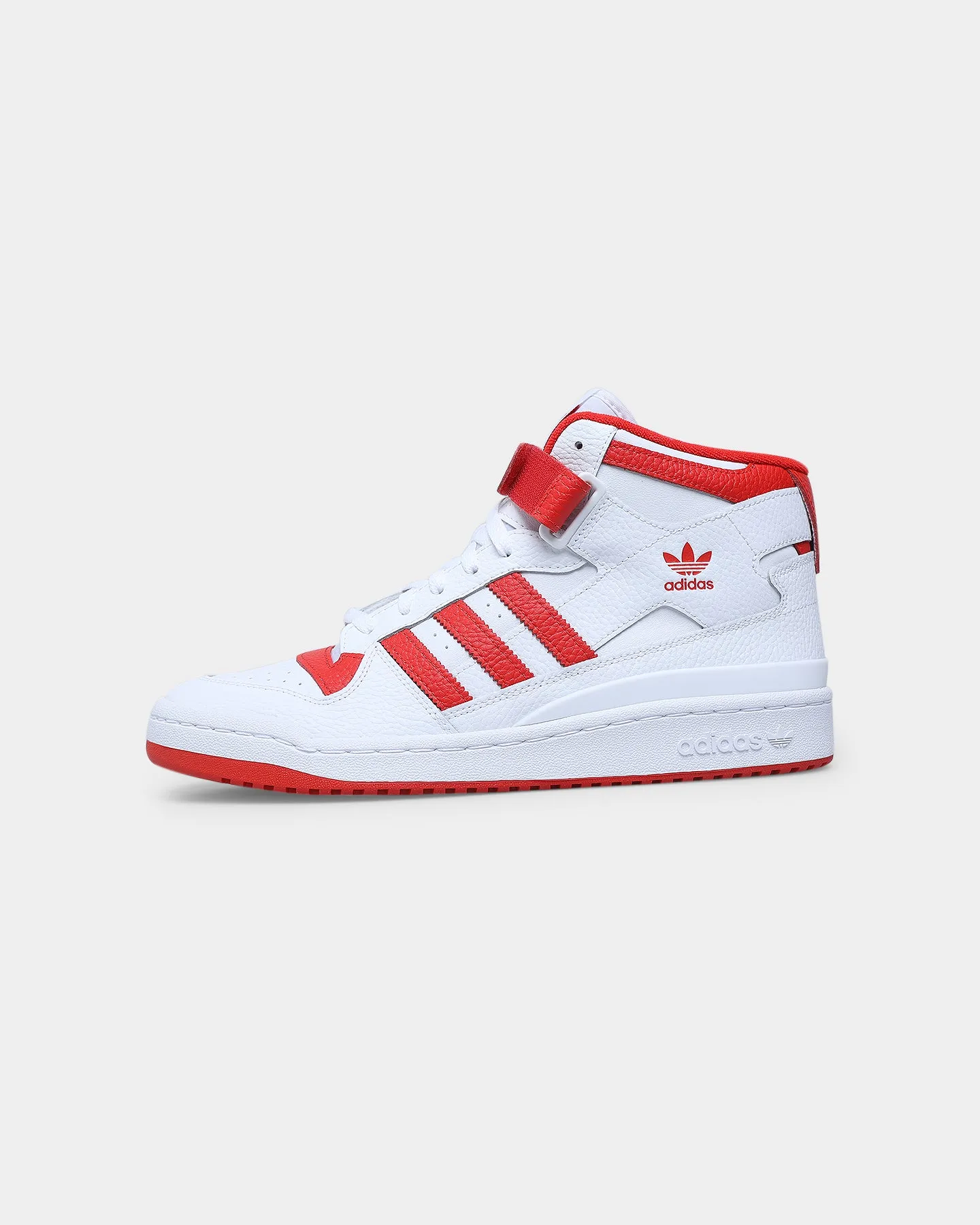 Adidas Forum Mid Cloud White/Vivid Red/Cloud White Travel Light Soft Cushioning