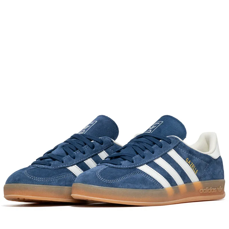 Adidas Gazelle Indoor - Night Indigo/Off White Slip Resistant Sole Ultra Responsive Midsole