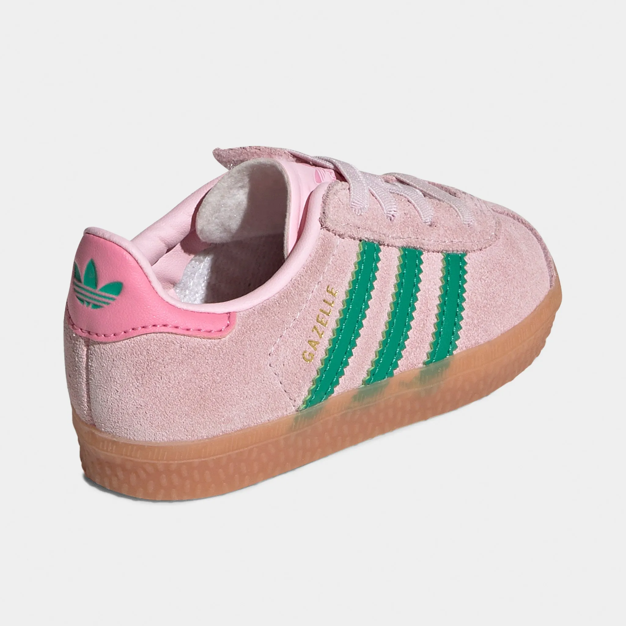 adidas Infants' Gazelle Pink / Green Street Vibes