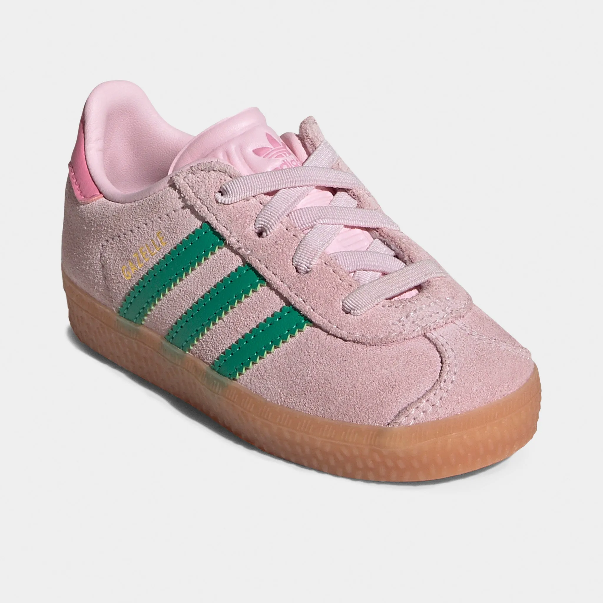 adidas Infants' Gazelle Pink / Green Hill Tough