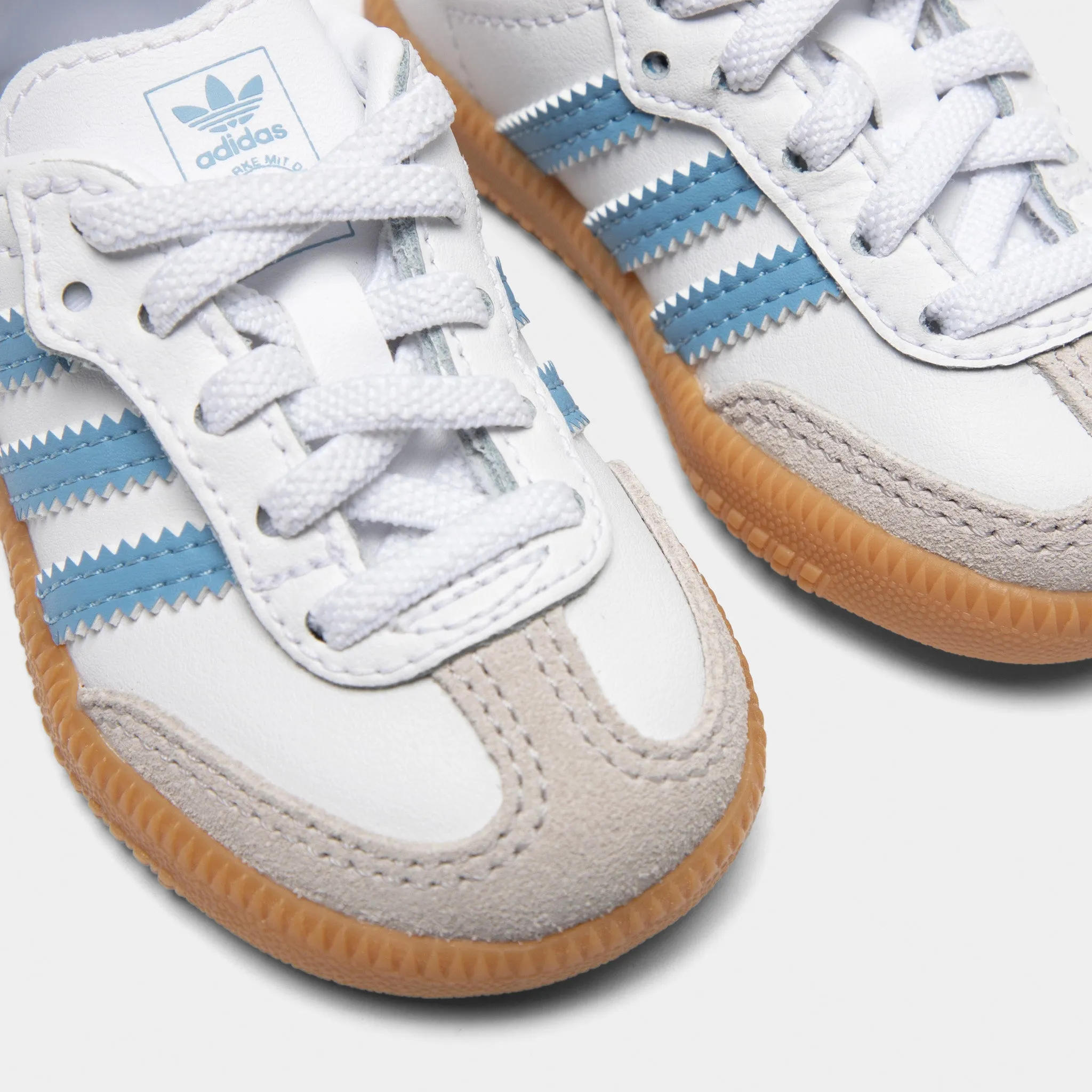 adidas Infants' Samba OG White / Ash Blue - Gum Sand Move