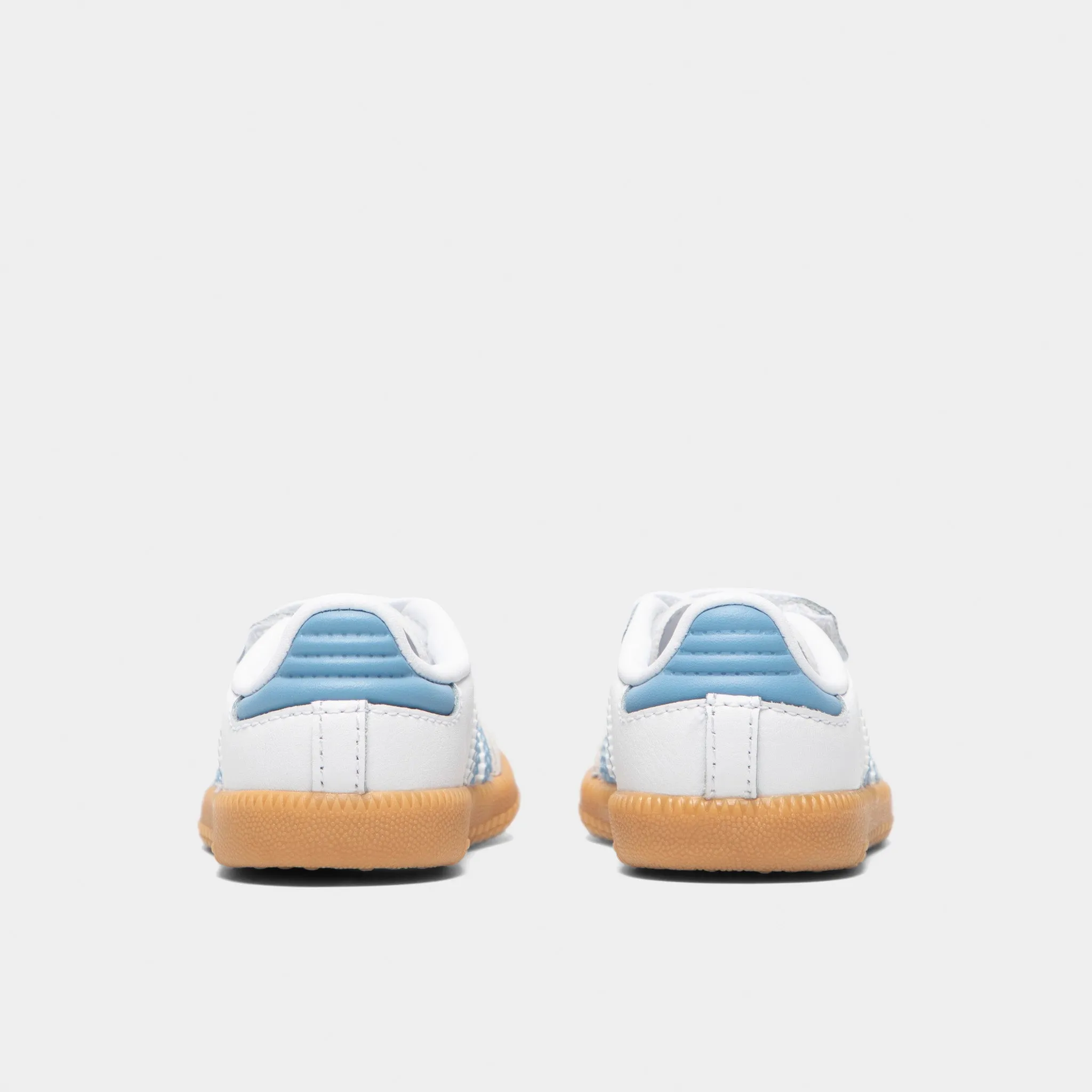 Strong Step adidas Infants' Samba OG White / Ash Blue - Gum