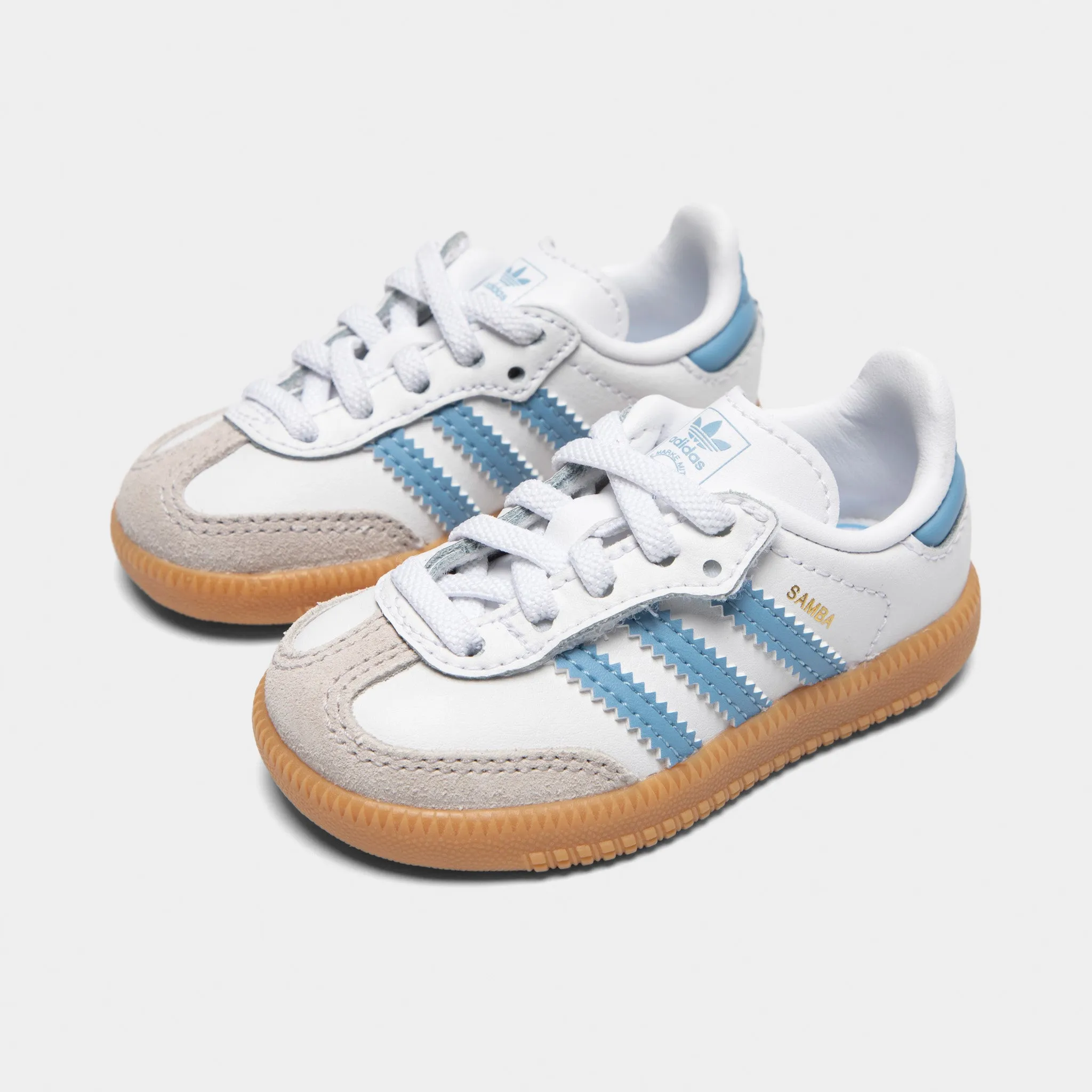 warm glow adidas Infants' Samba OG White / Ash Blue - Gum