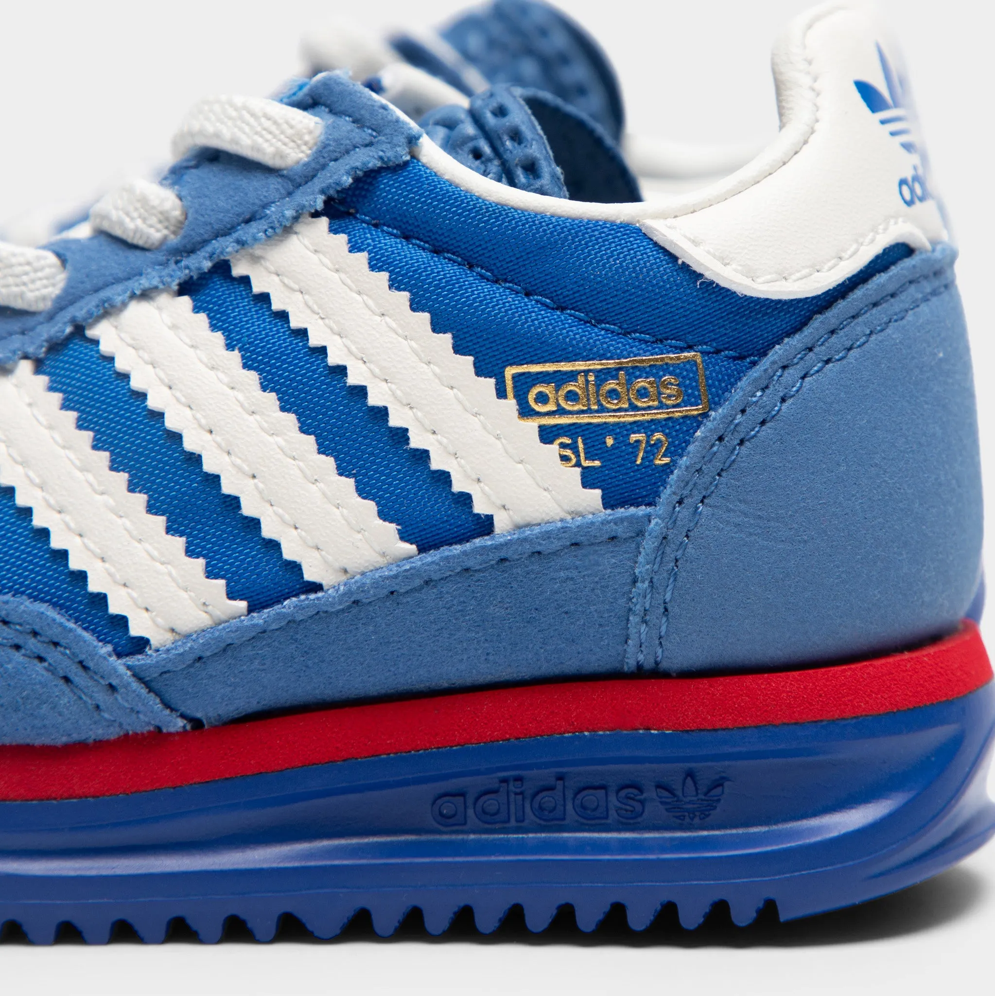 Step Ahead Fur Trim adidas Infants' SL 72 Blue / White - Red