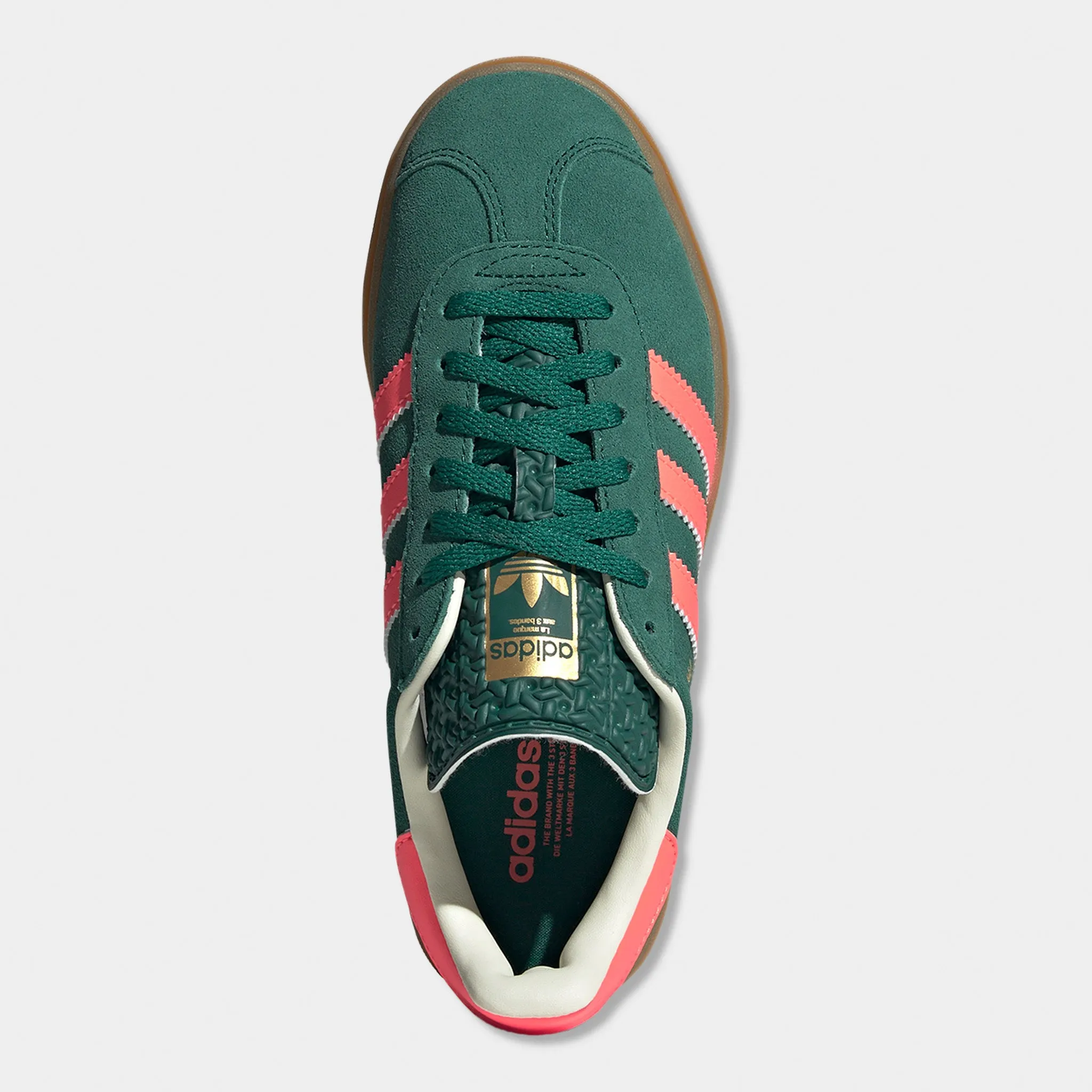 adidas Juniors' Gazelle Bold Green / Orange Multi Purpose