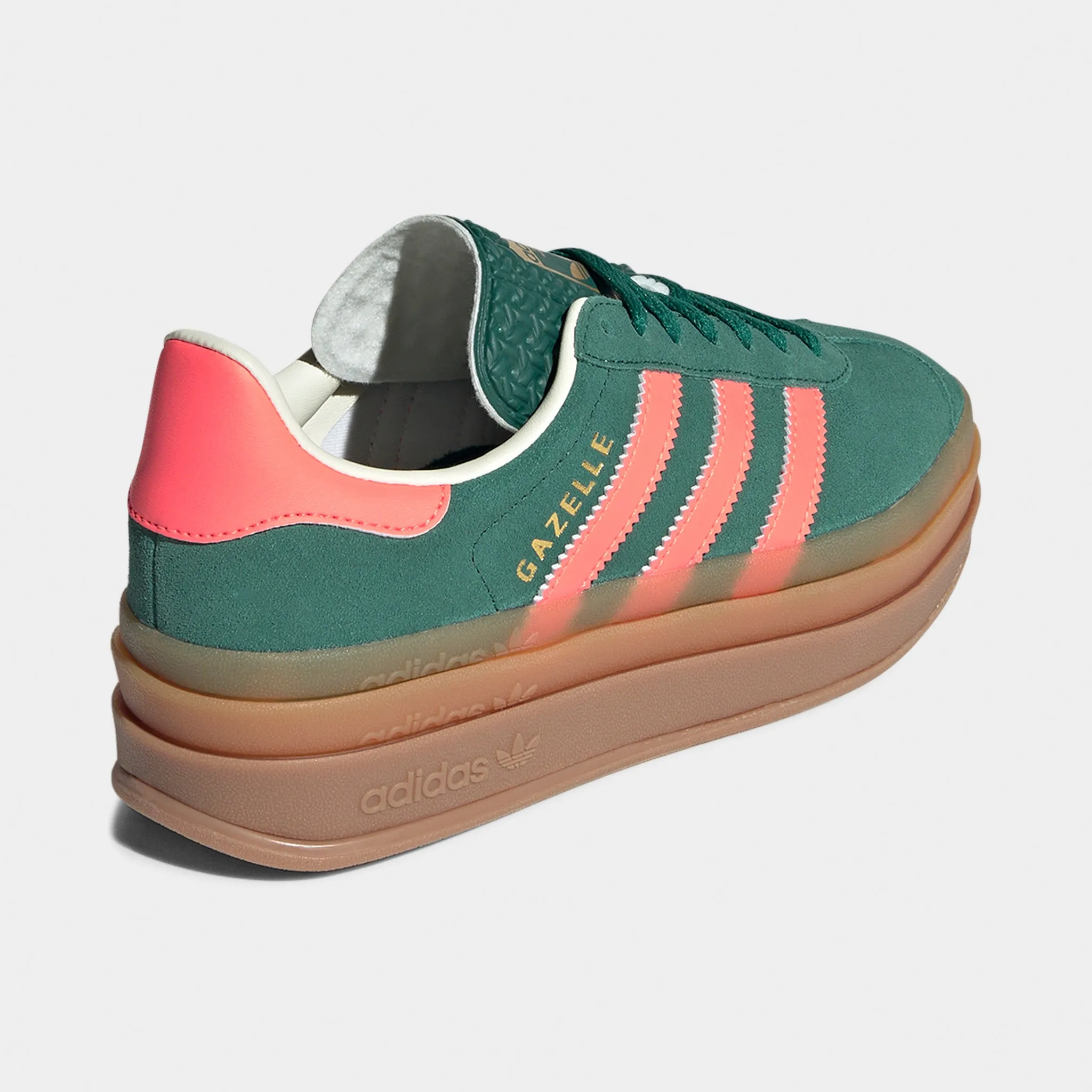 No Stress adidas Juniors' Gazelle Bold Green / Orange