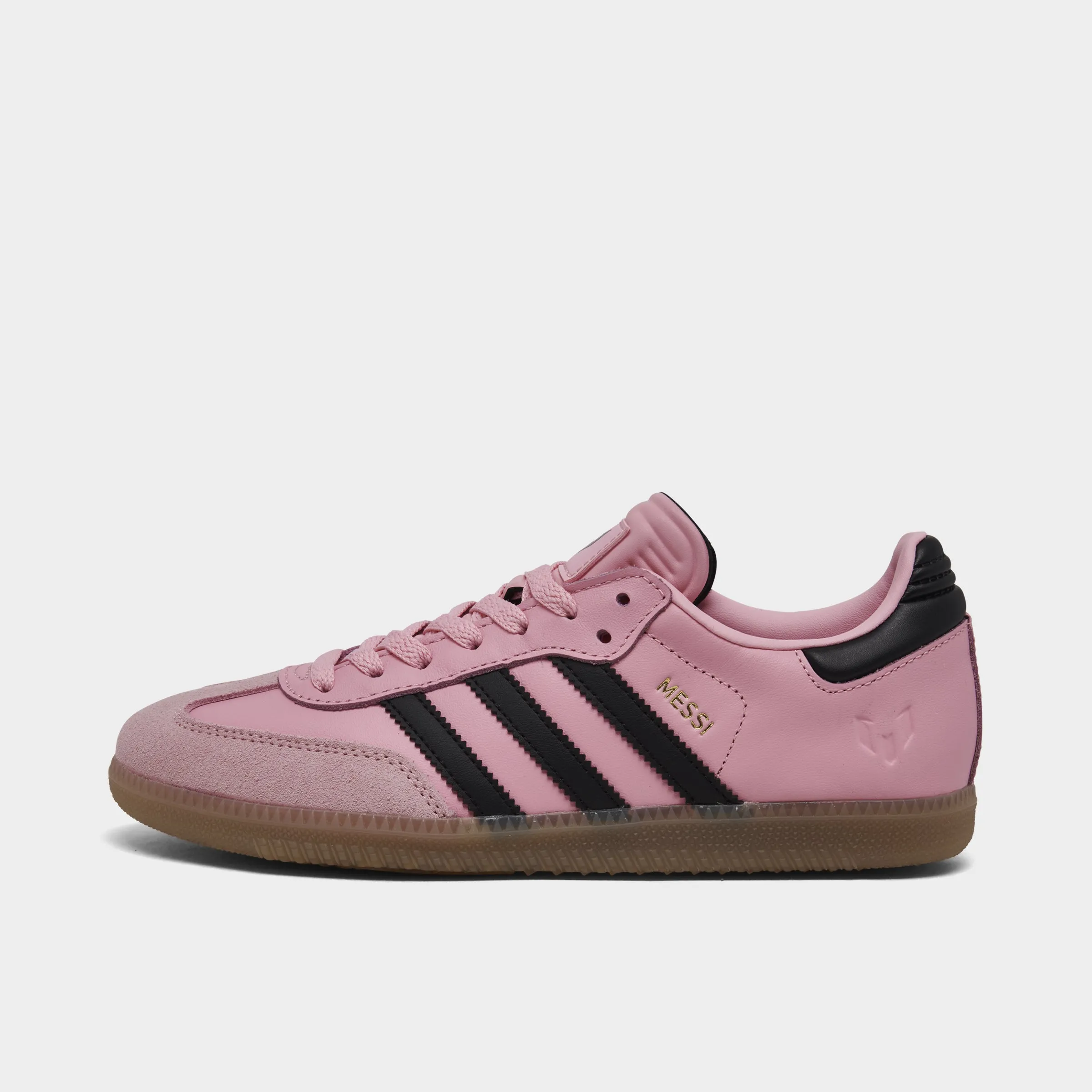 adidas Juniors' Samba Messi Light Pink / Core Black - Gum Trend Hot