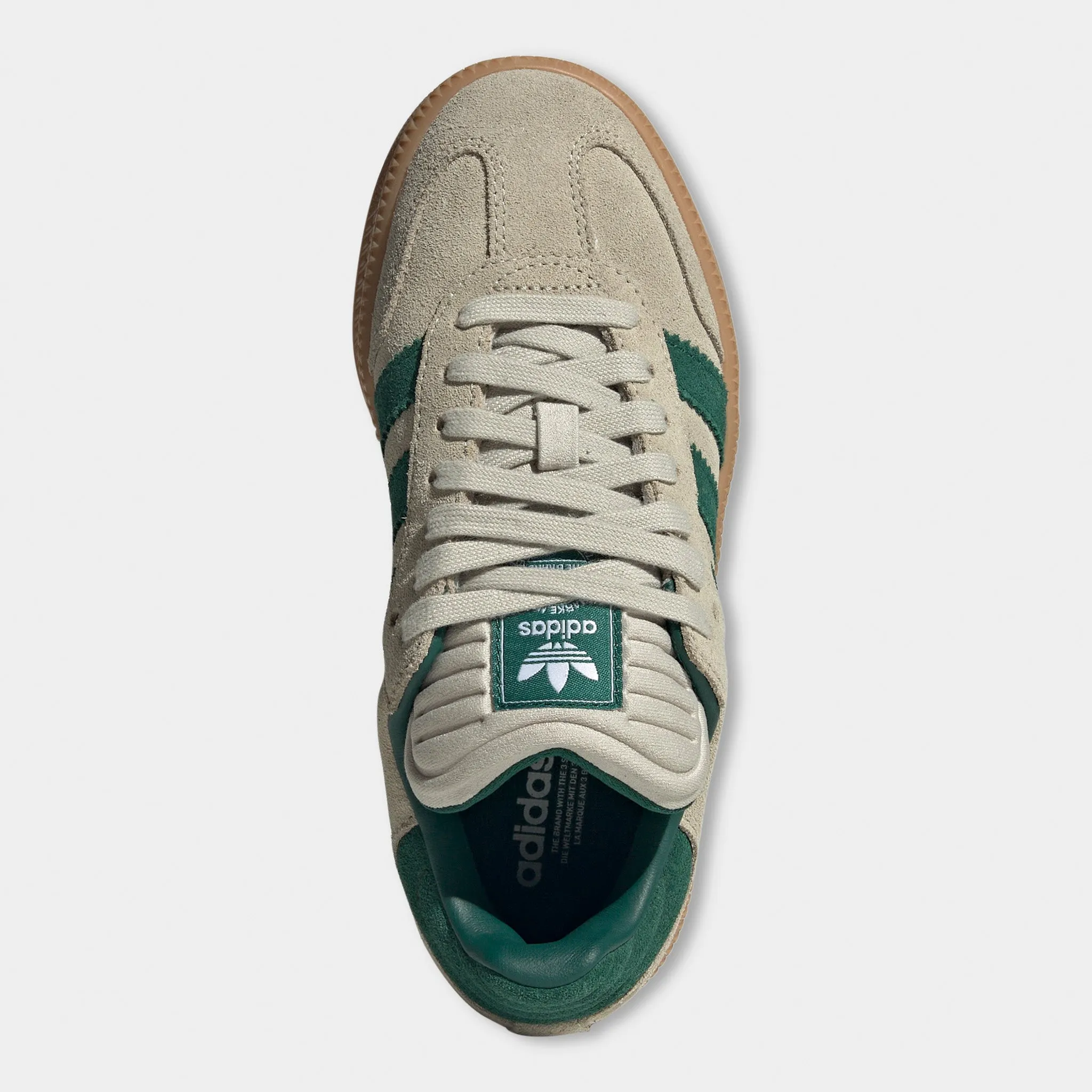 Cushioned Step Street Vibe adidas Juniors' Samba XLG Tan / Green