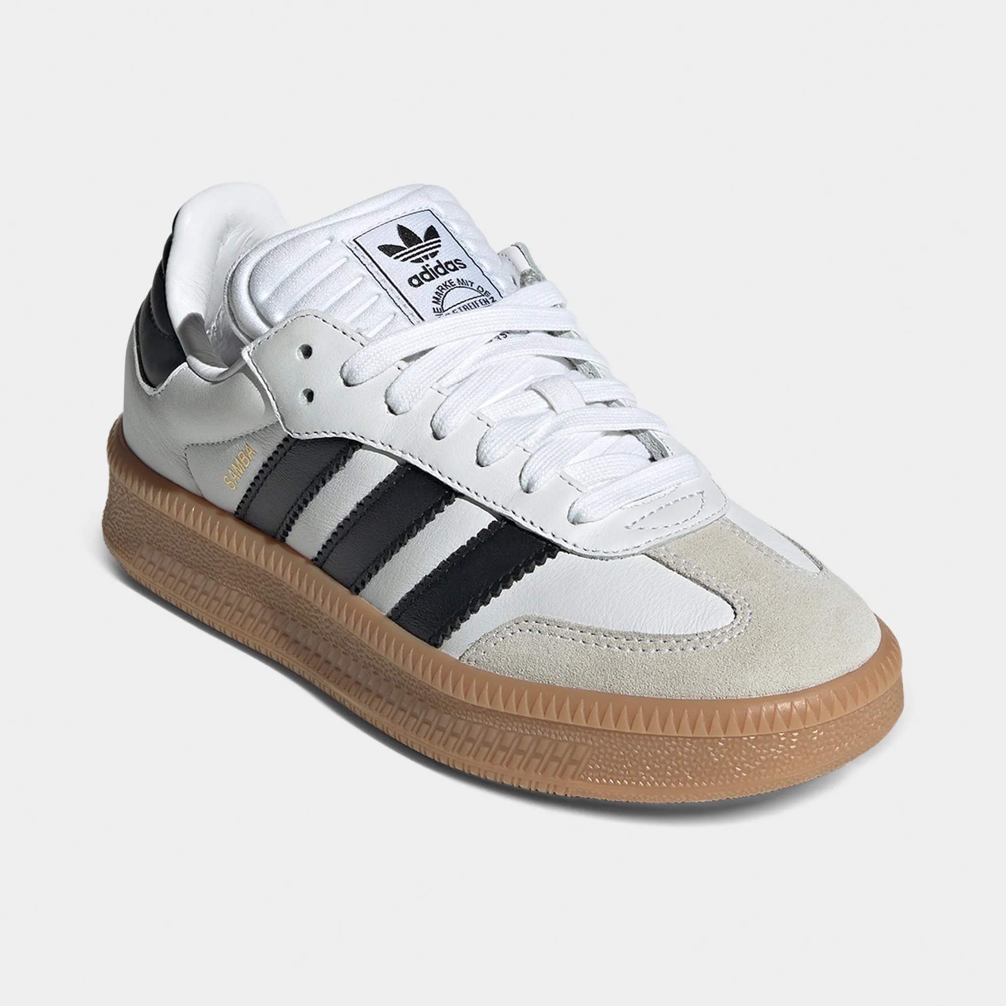 Time Saver adidas Juniors' Samba XLG White / Black - Gum