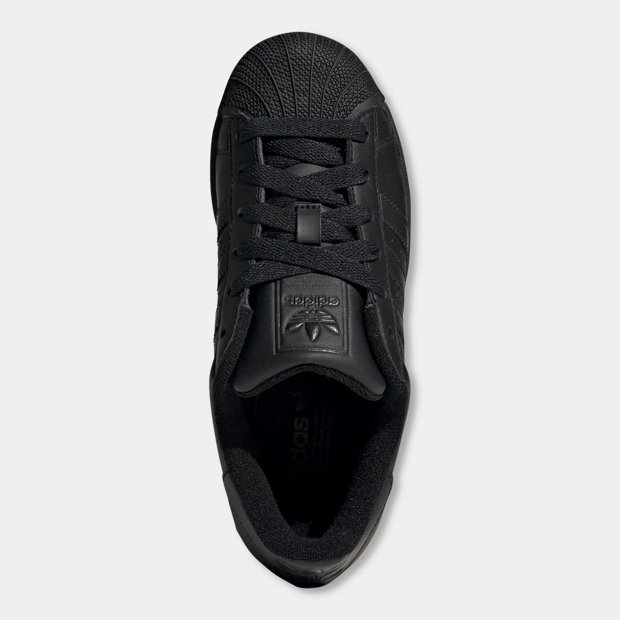 adidas Juniors' Superstar II Core Black / Core Black - Core Black Fit Anywhere Subtle Edge