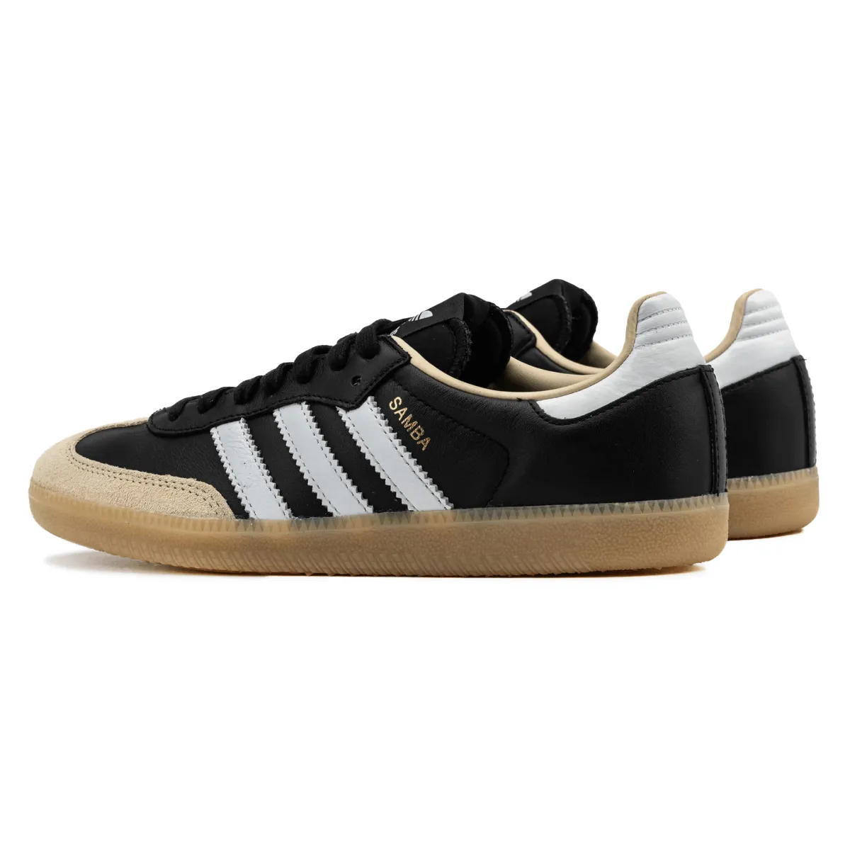 Beach Jog Adidas Men's Samba OG Off White/Core Black/Gum 3