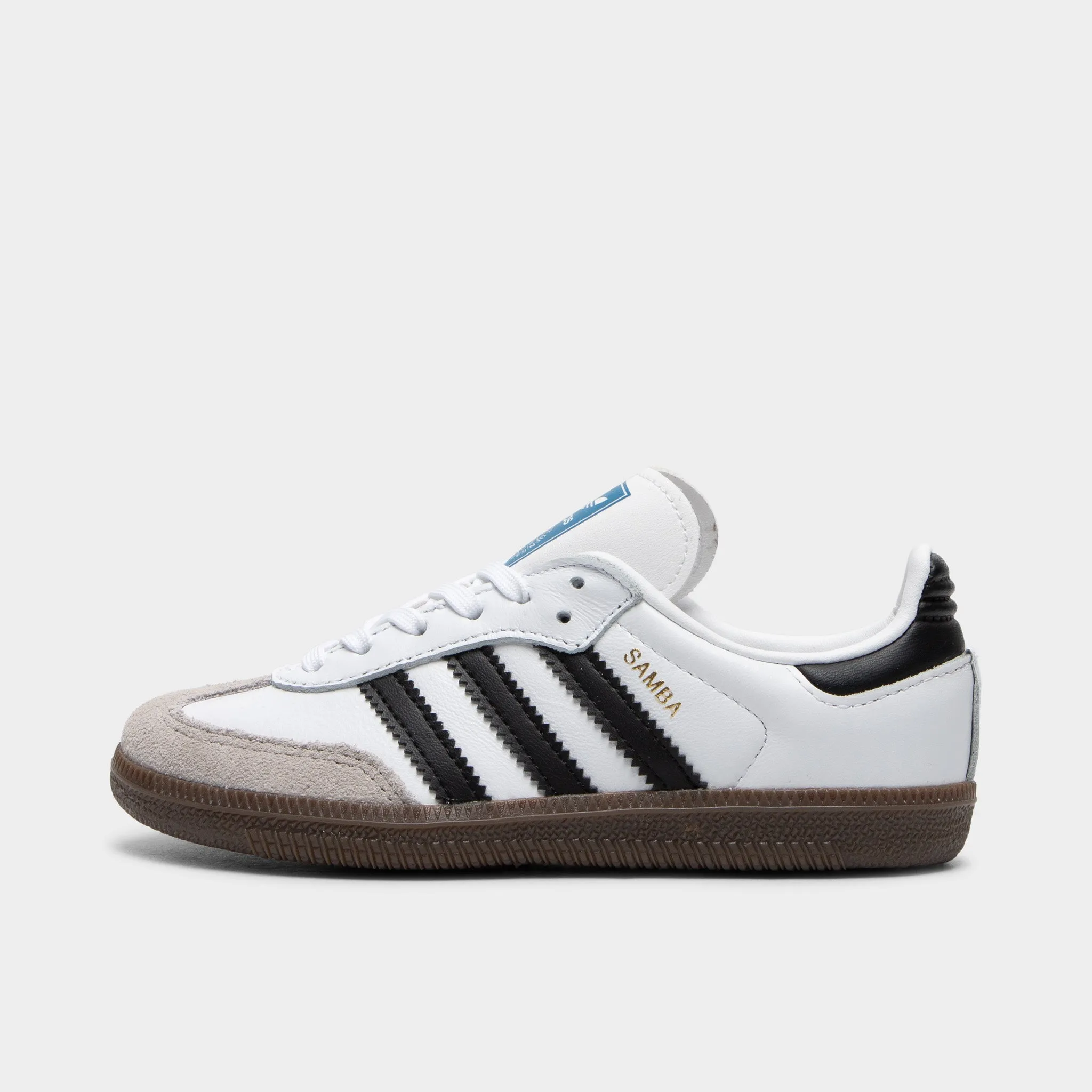 adidas Originals Children's Samba OG Cloud White / Core Black - Gum Breathable mesh