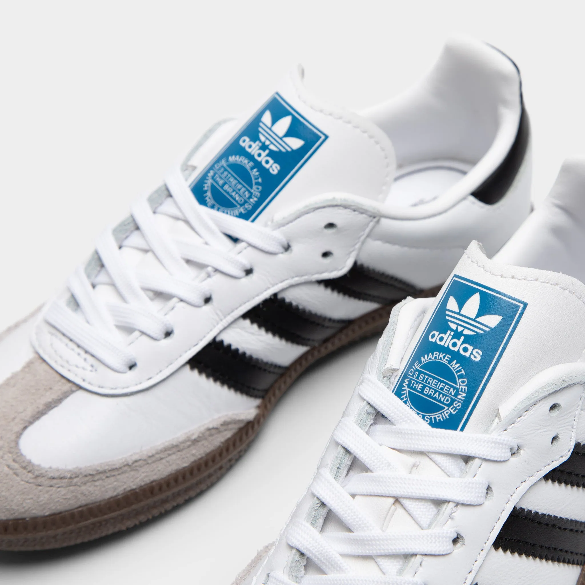 adidas Originals Children's Samba OG Cloud White / Core Black - Gum Breathe Flow Fashionable Look
