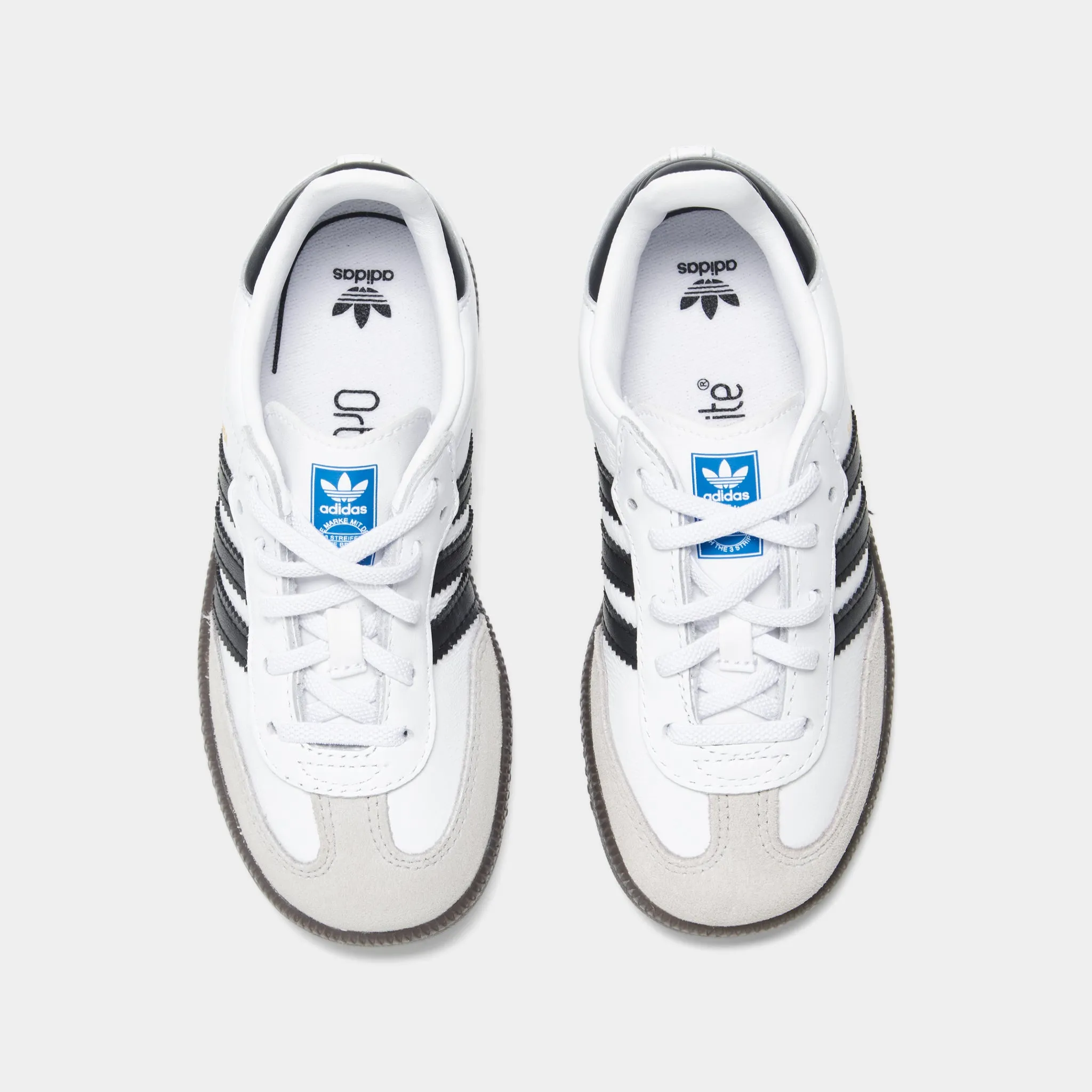 adidas Originals Infants' Samba OG Cloud White / Core Black - Gum Cushioned heel Quick Life