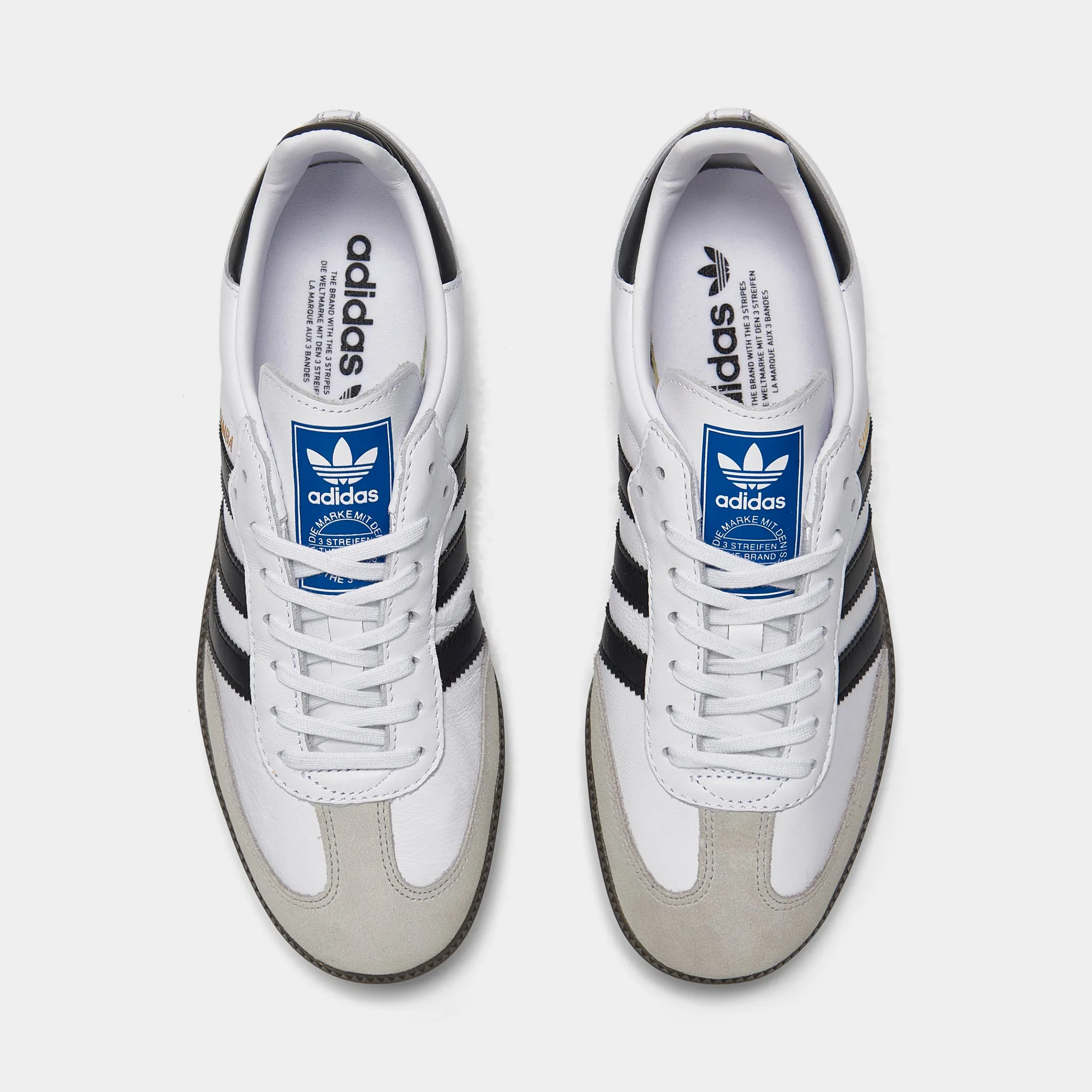 Plus Size adidas Originals Juniors' Samba OG Core White / Core Black - Gum