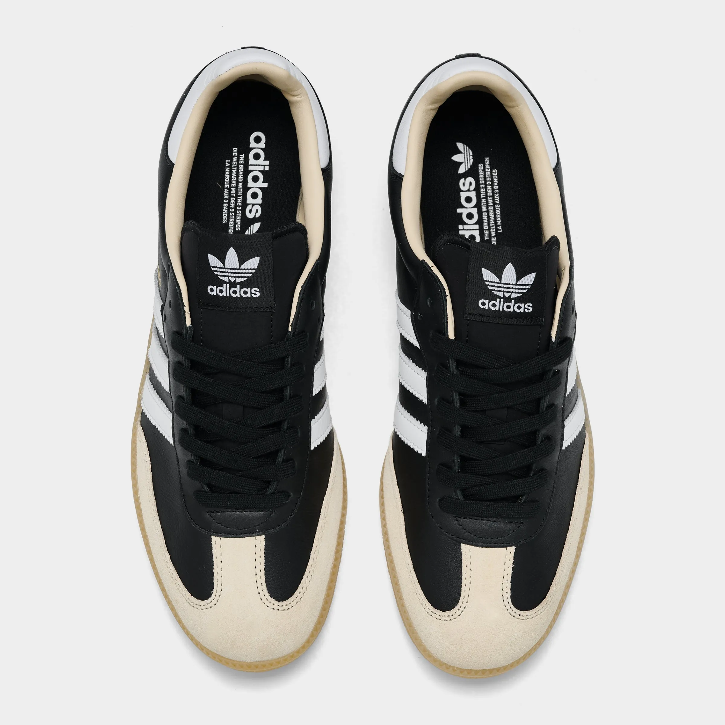 adidas Originals Samba OG Black / White - Gum Outdoor Adventure Smooth Finish