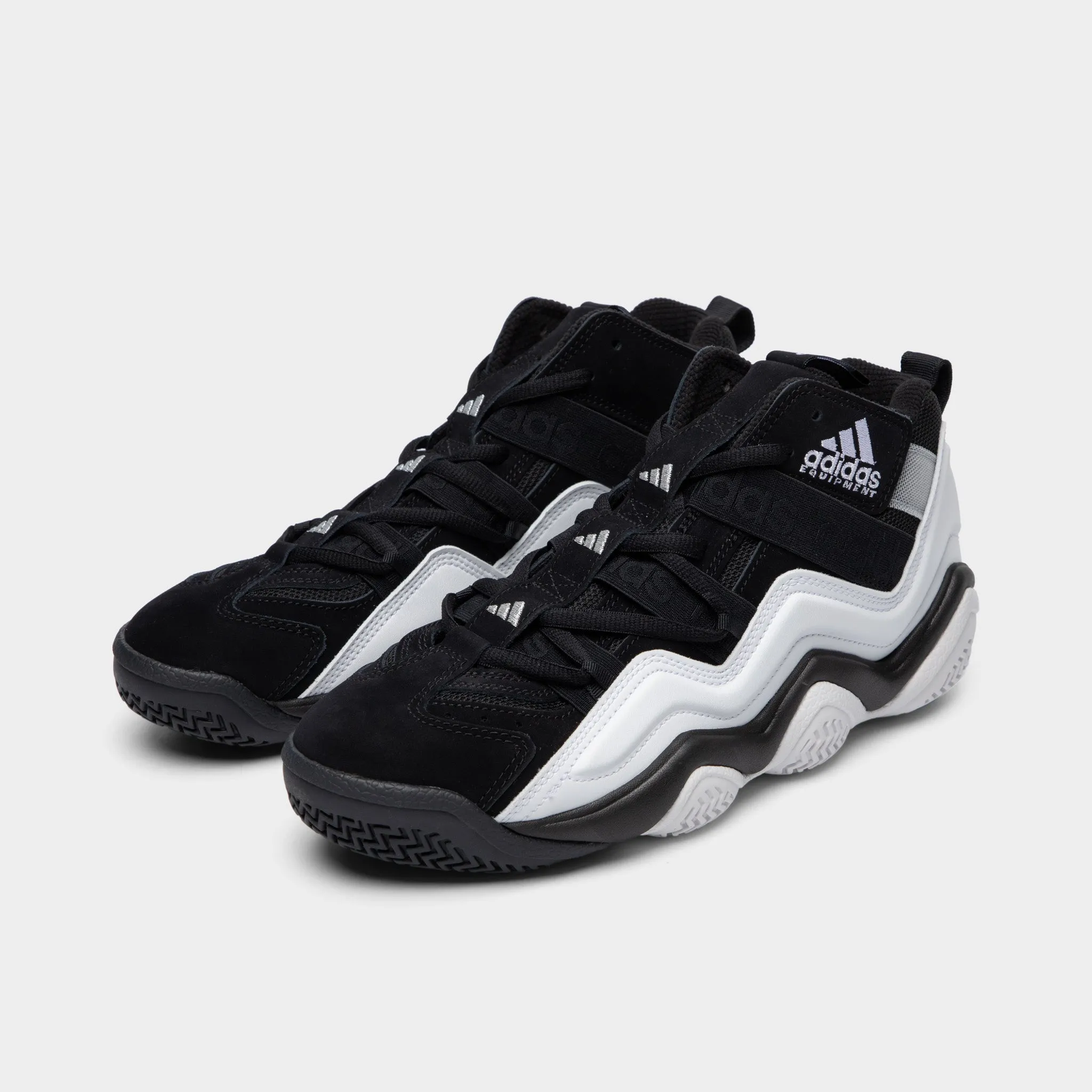 Guard Step adidas Originals Top Ten 2000 Core Black / Cloud White - Silver Metallic