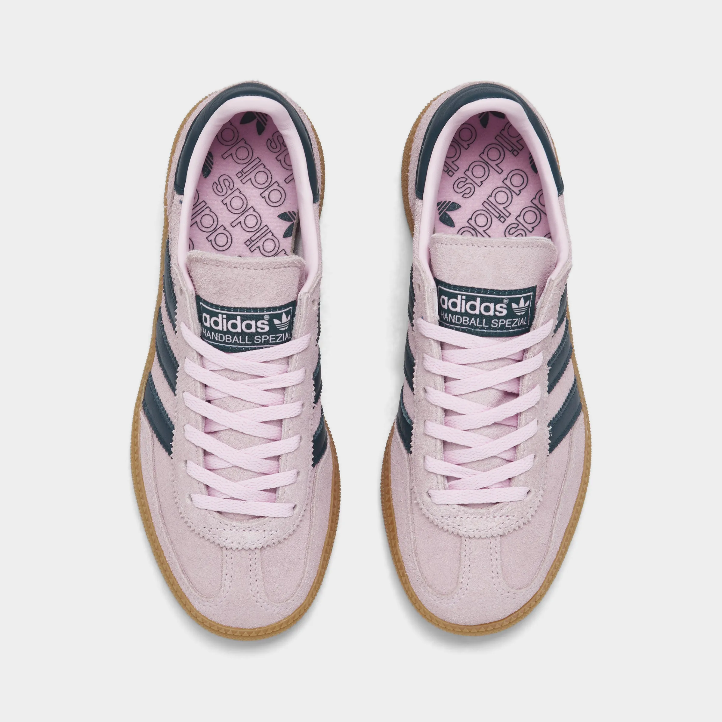 White Clean Lace Up Style adidas Originals Women's Handball Spezial Clear Pink / Arctic Navy