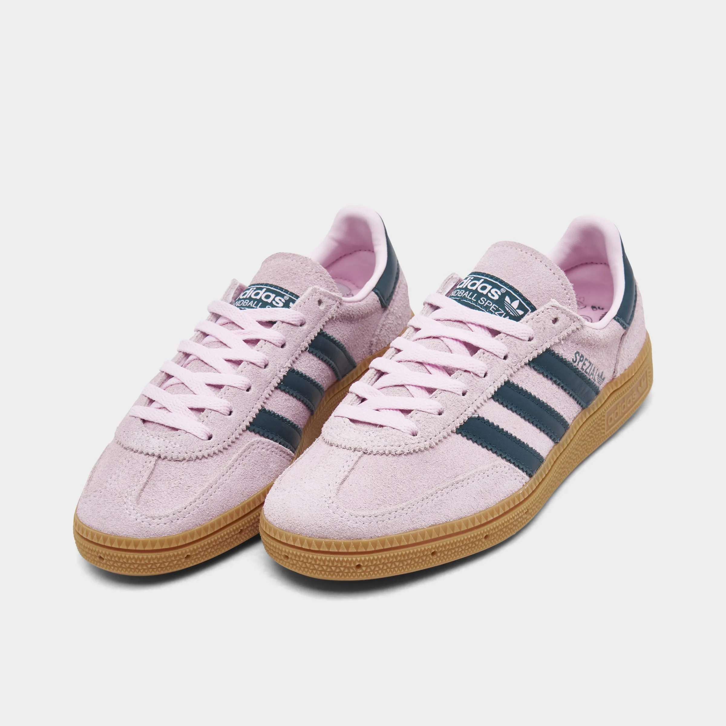 Subtle Texture Casual Mood adidas Originals Women's Handball Spezial Clear Pink / Arctic Navy