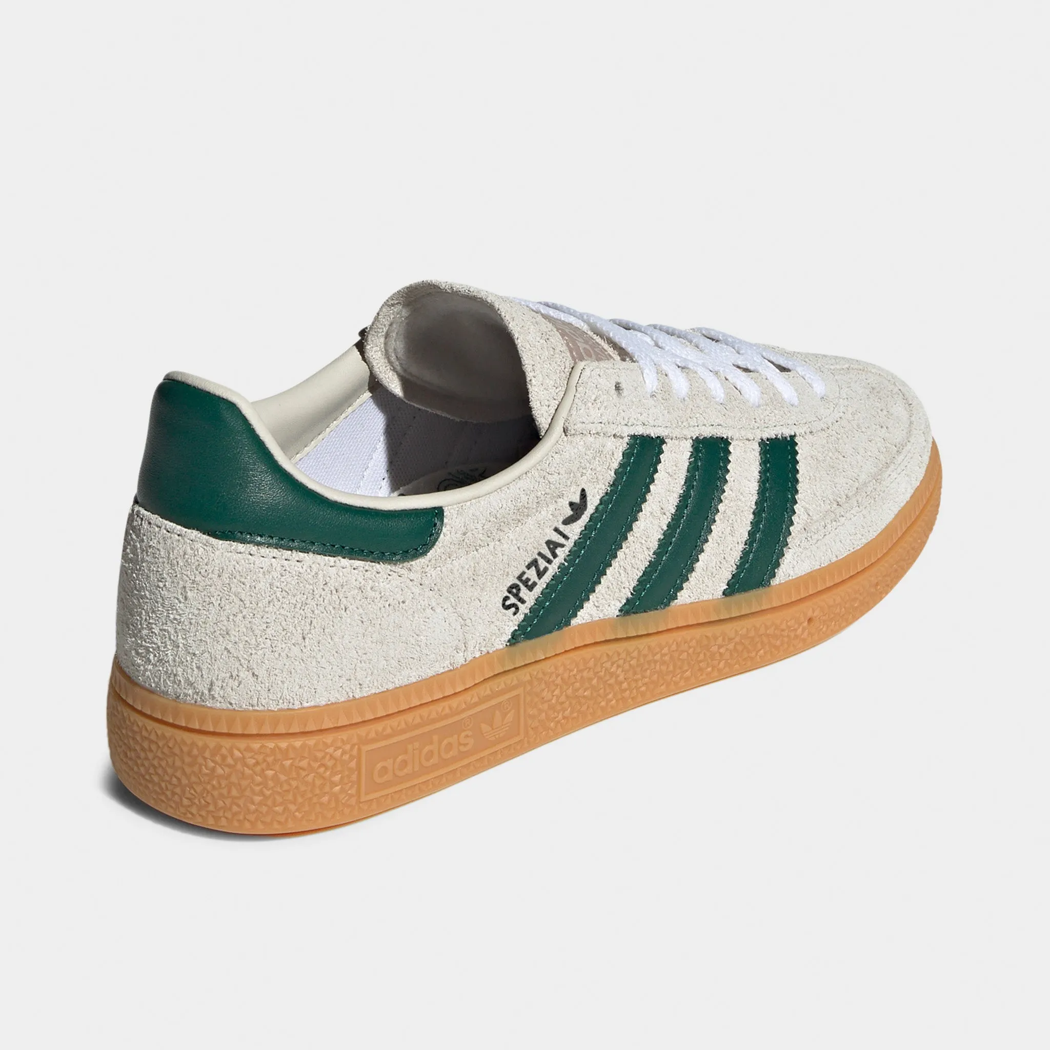 adidas Originals Women's Handball Spezial Light Brown / Green Sky Light Foam Base