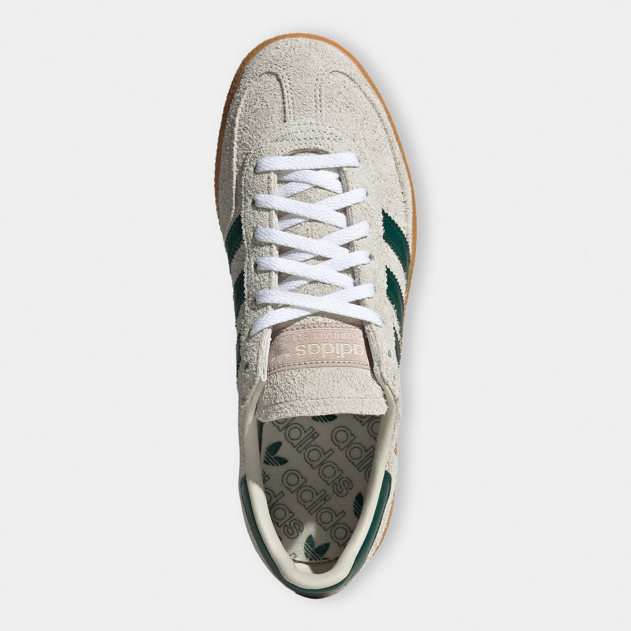 adidas Originals Women's Handball Spezial Light Brown / Green Ocean Edge