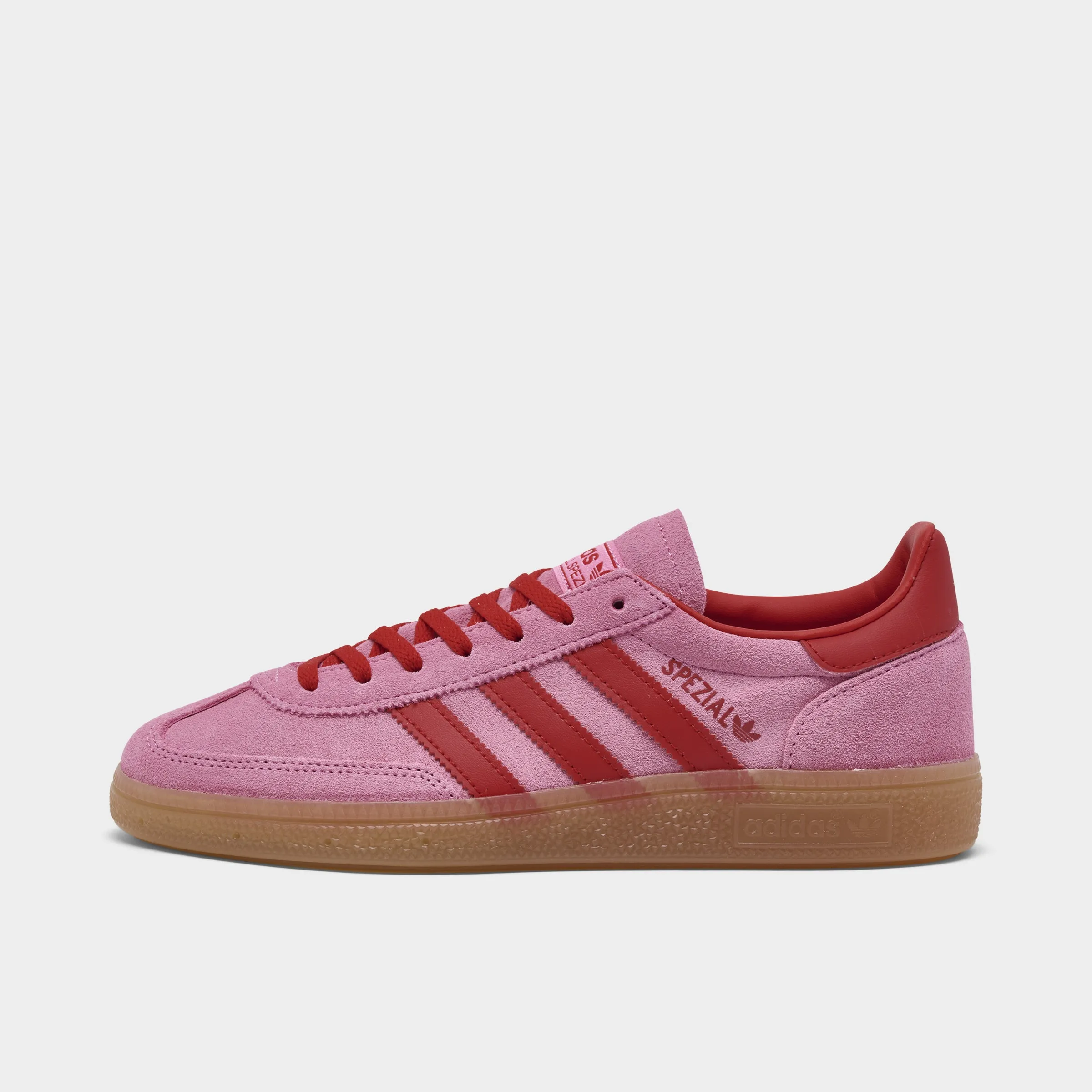 Punch Step adidas Originals Women's Handball Spezial Semi Pink Glow / Better Scarlet - Gum