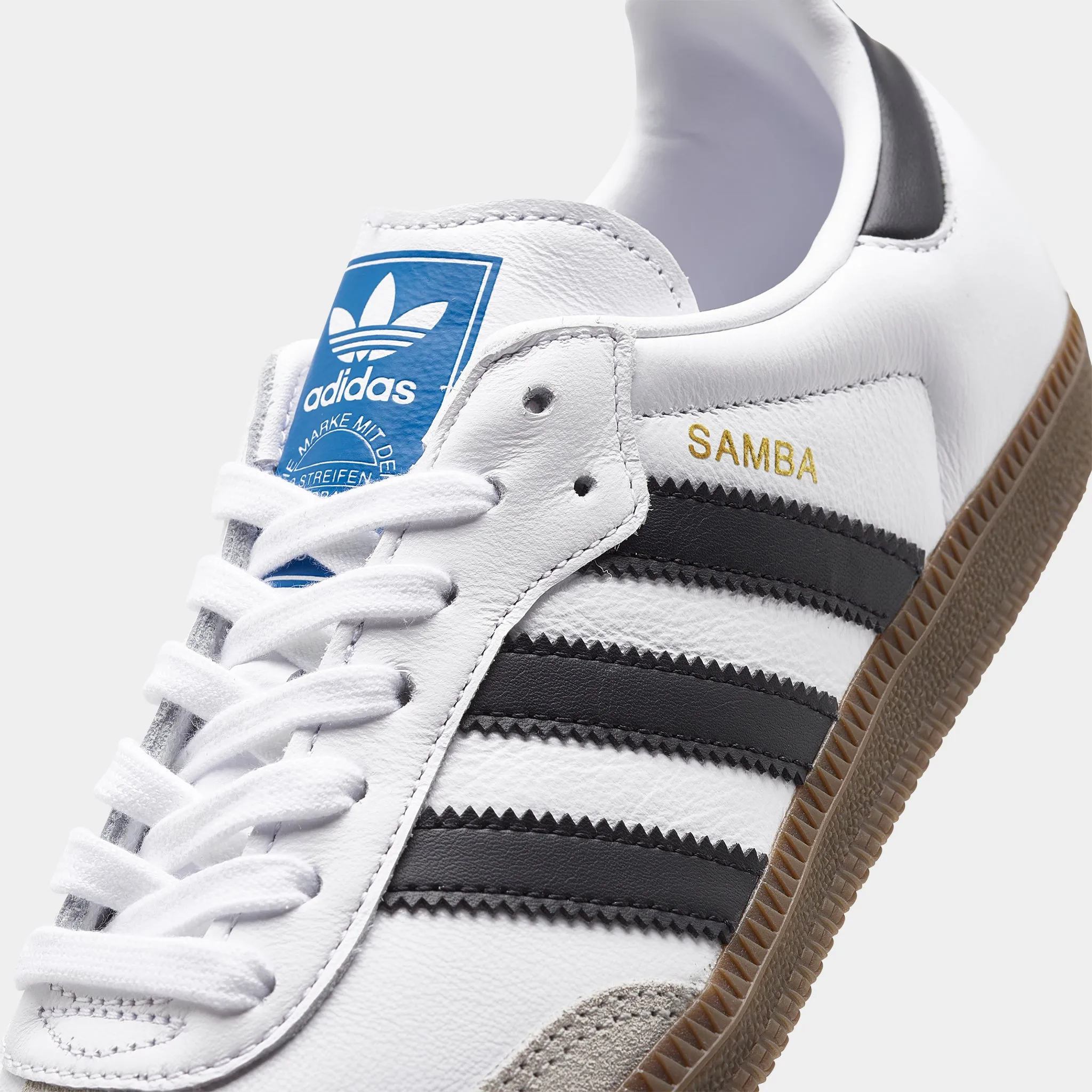 adidas Originals Women's Samba OG Footwear White / Core Black - Clear Granite Neutral Base