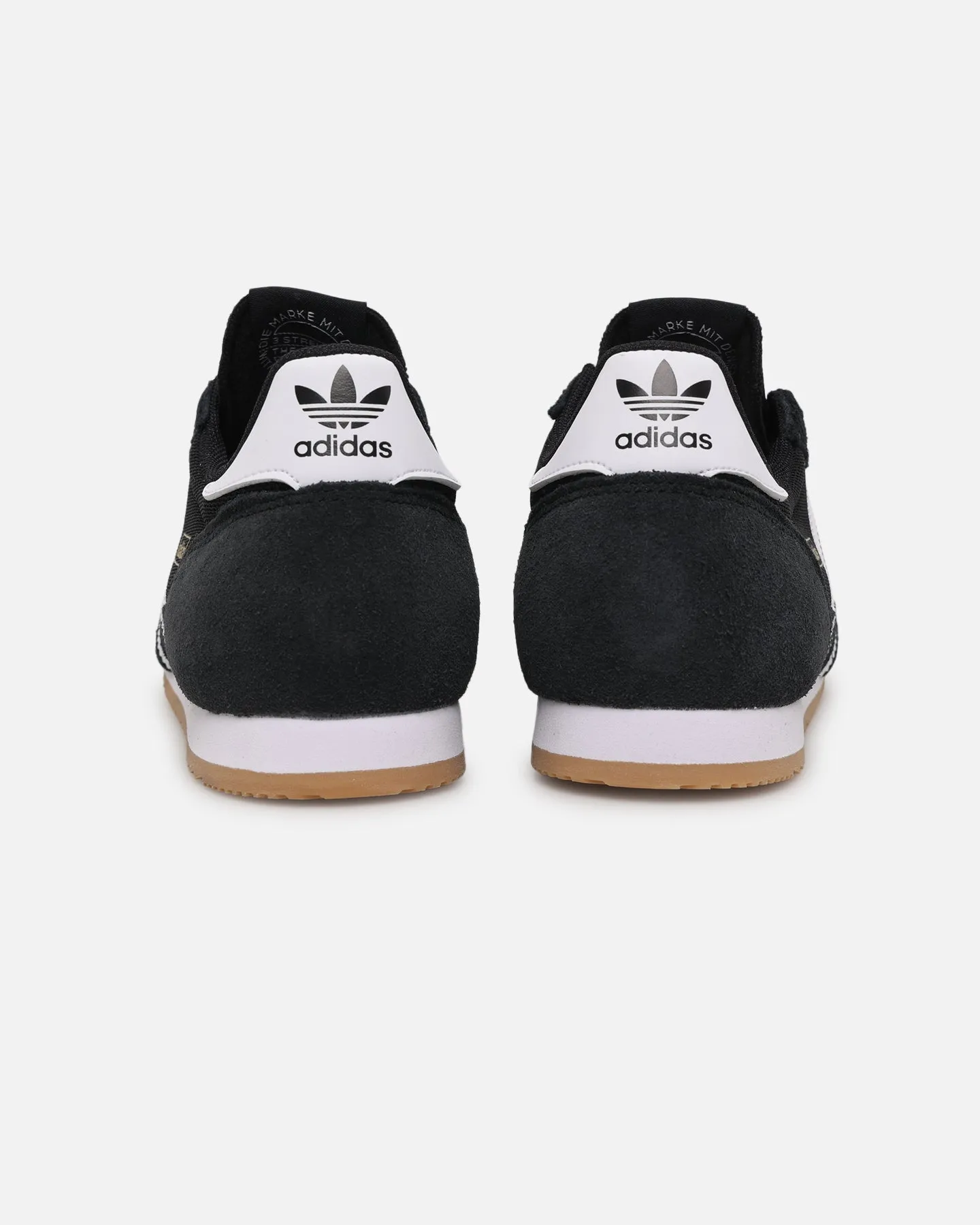 Adidas R71 Black/White Shock absorption Gold Tone