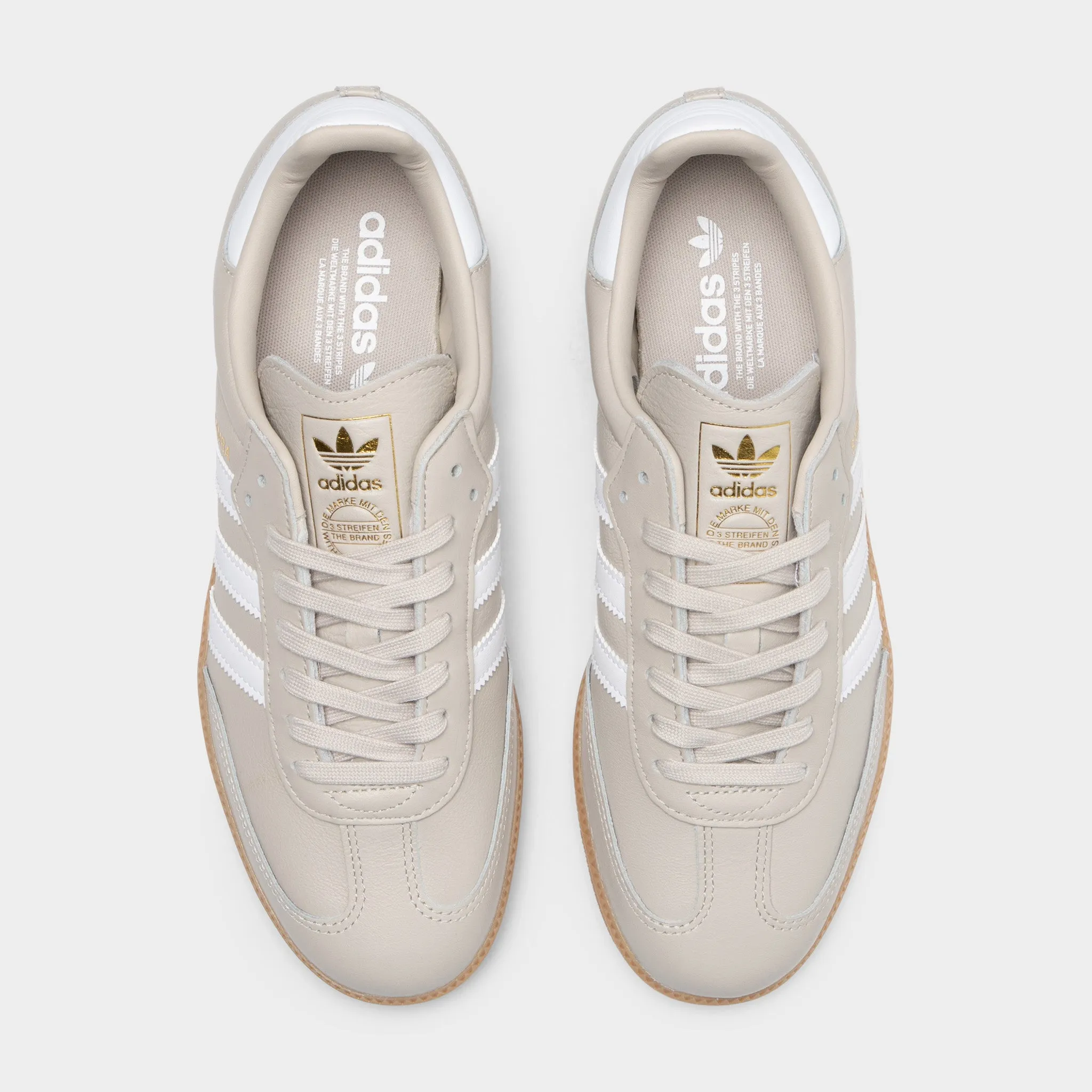 Lifestyle Gear Simple Fit Adidas Samba OG Alluminum / White - Gum