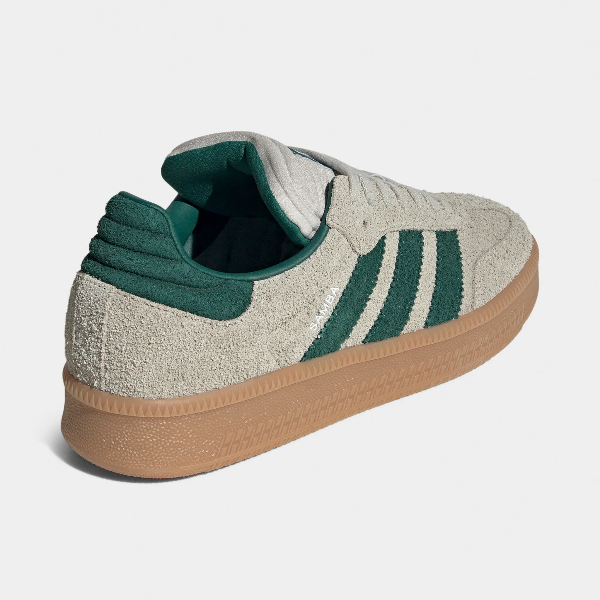 Heat Free Dock Easy adidas Samba XLG Putty Grey / Collegiate Green - Gum