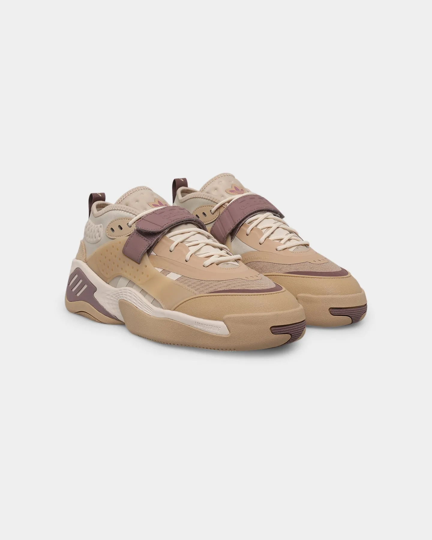 Adidas Streetball III Magic Beige Fire Red Curve Hug