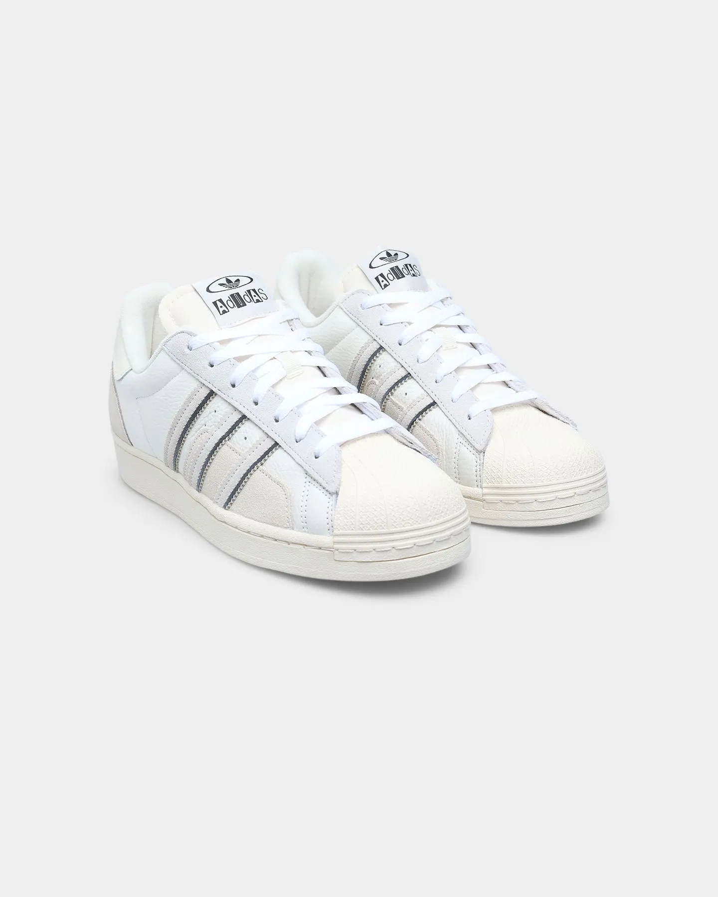 Adidas Superstar Cloud White / Aluminium / Vivid Red Earth Mood