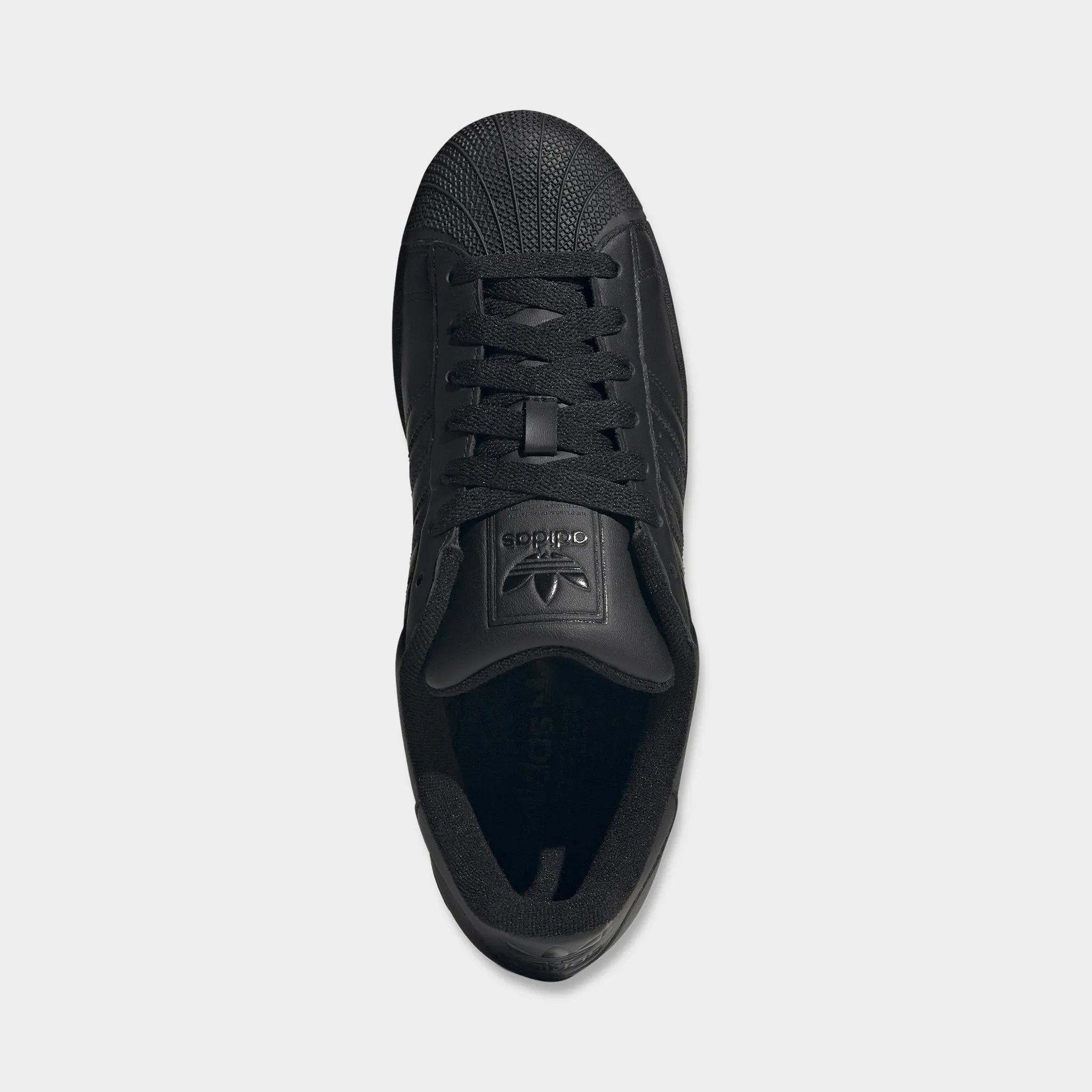 Textured Pattern Street Trend adidas Superstar II Black / Black - Black