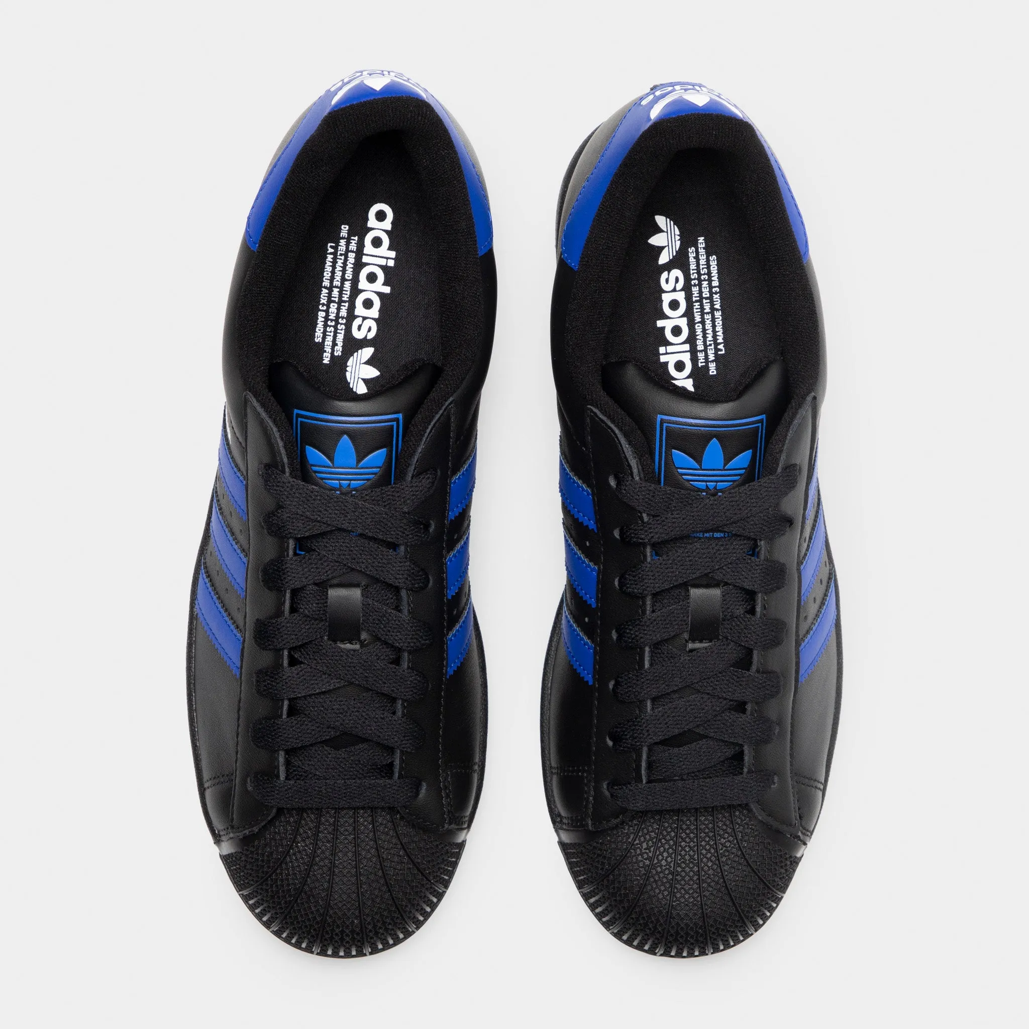 Neutral Colorway Daily Step adidas Superstar II Black / Blue - White